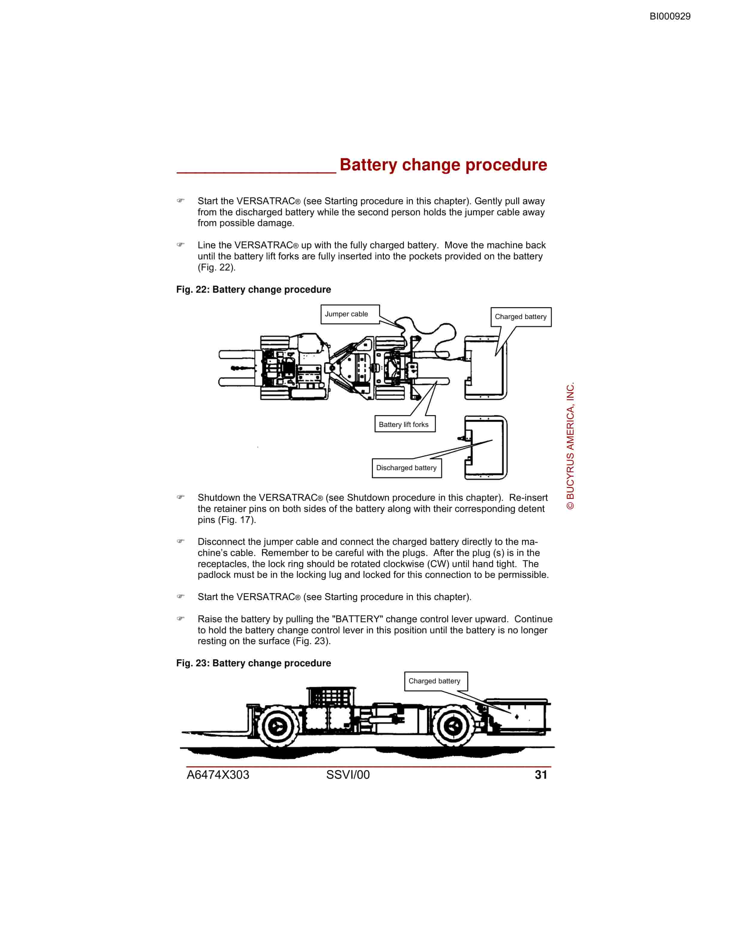 Bucyrus VT650AC Versatrac General Start-up And Operating Instructions BI000929-4