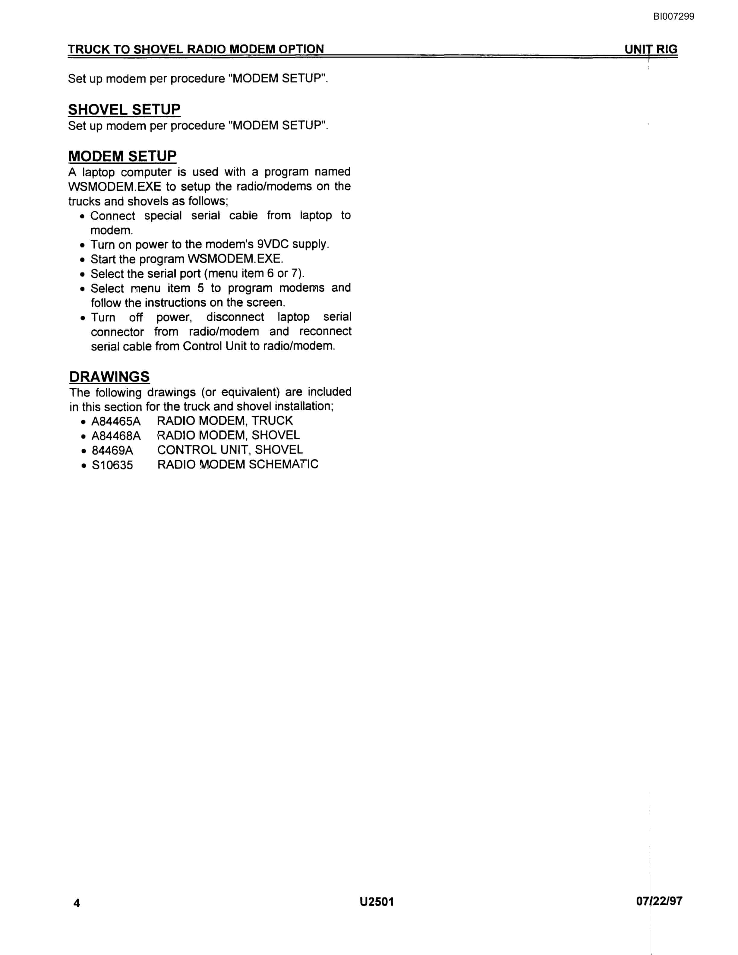 Bucyrus Weigh System Technical Manual BI007299-3