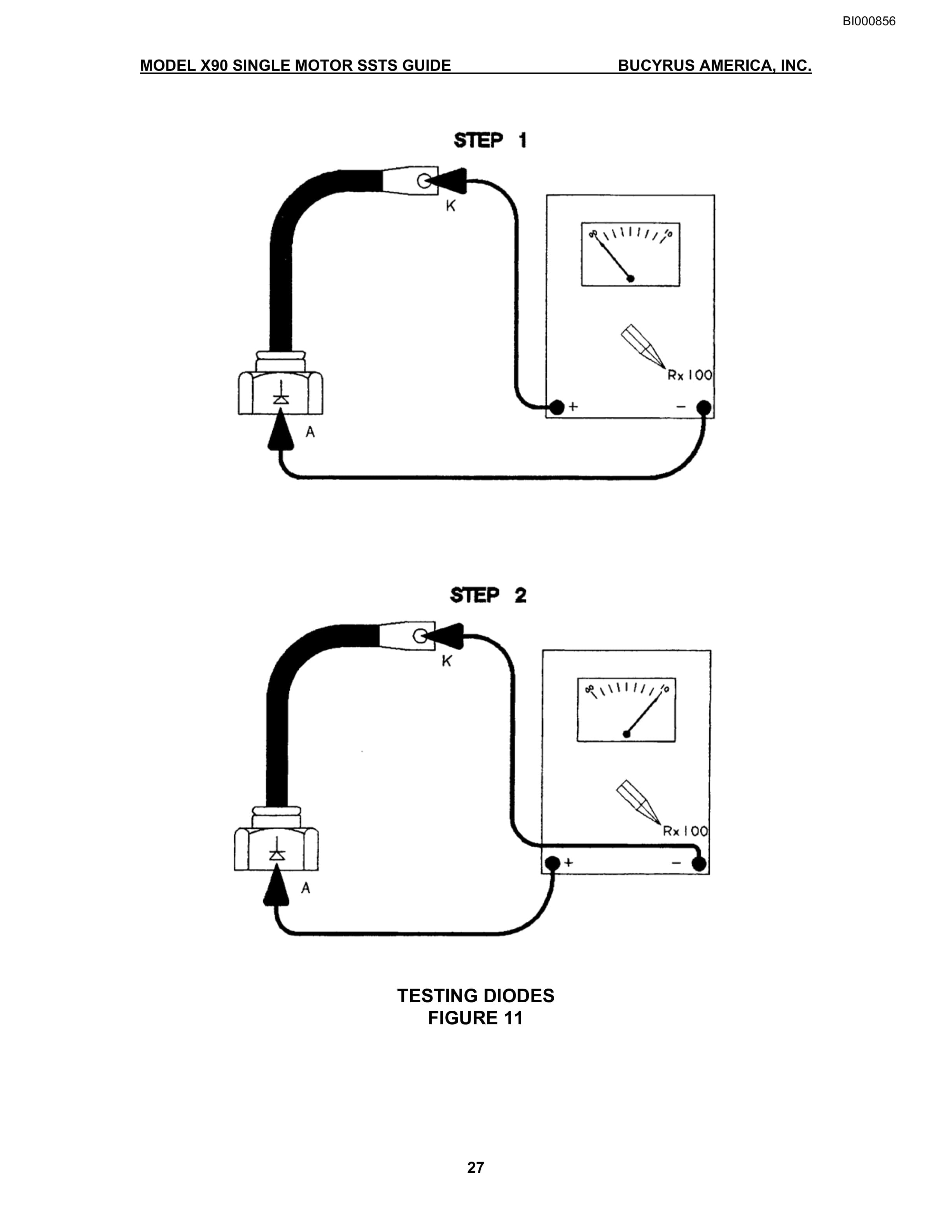 Bucyrus X90 Single Motor Vehicle Technical Manual BI000856-4