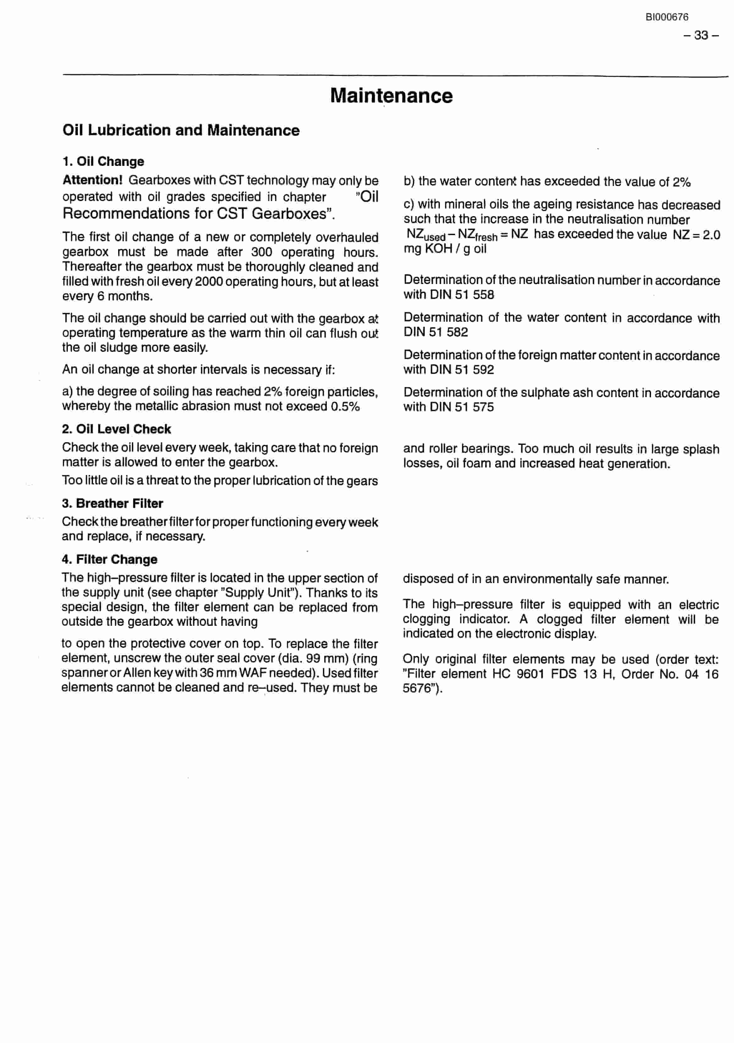 Bucyrus Yampa 516 001 500 000 Technical Manual BI000676-3