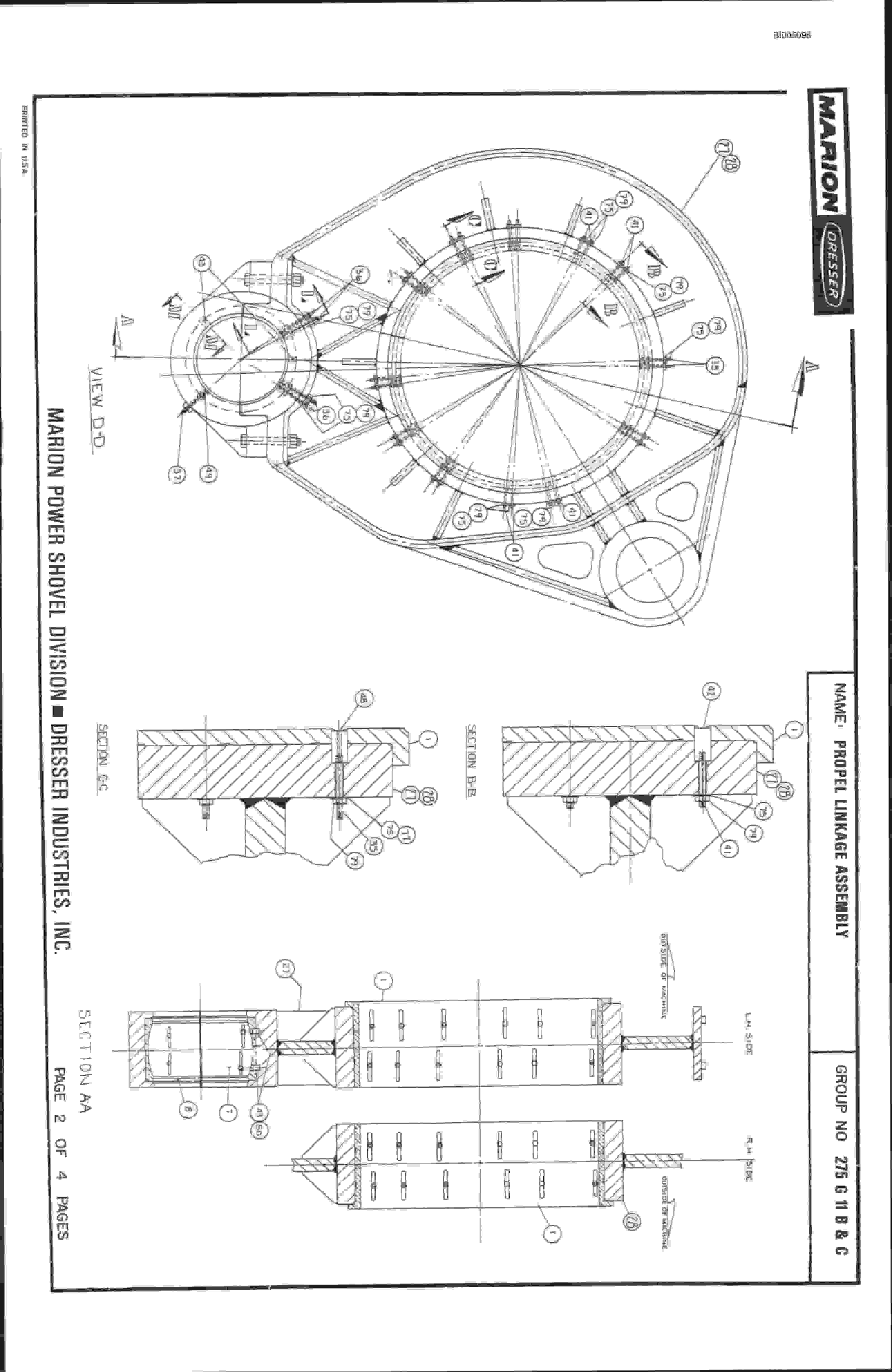 Caterpillar 8400 Parts Manual BI005096-4