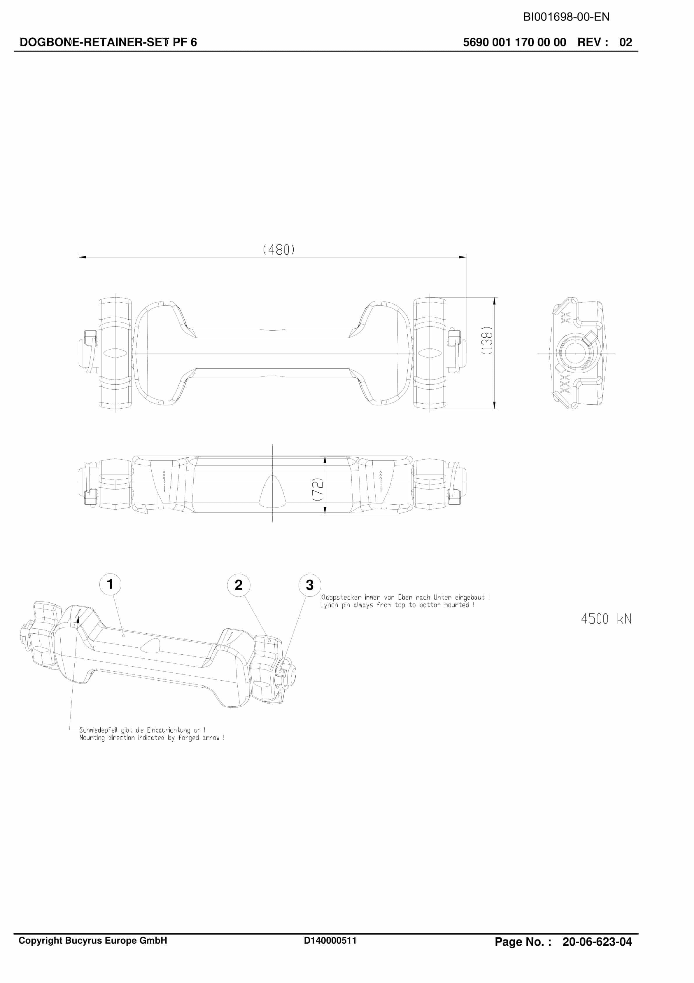 Caterpillar AFC, BSL Parts Manual BI001698-00-EN-4