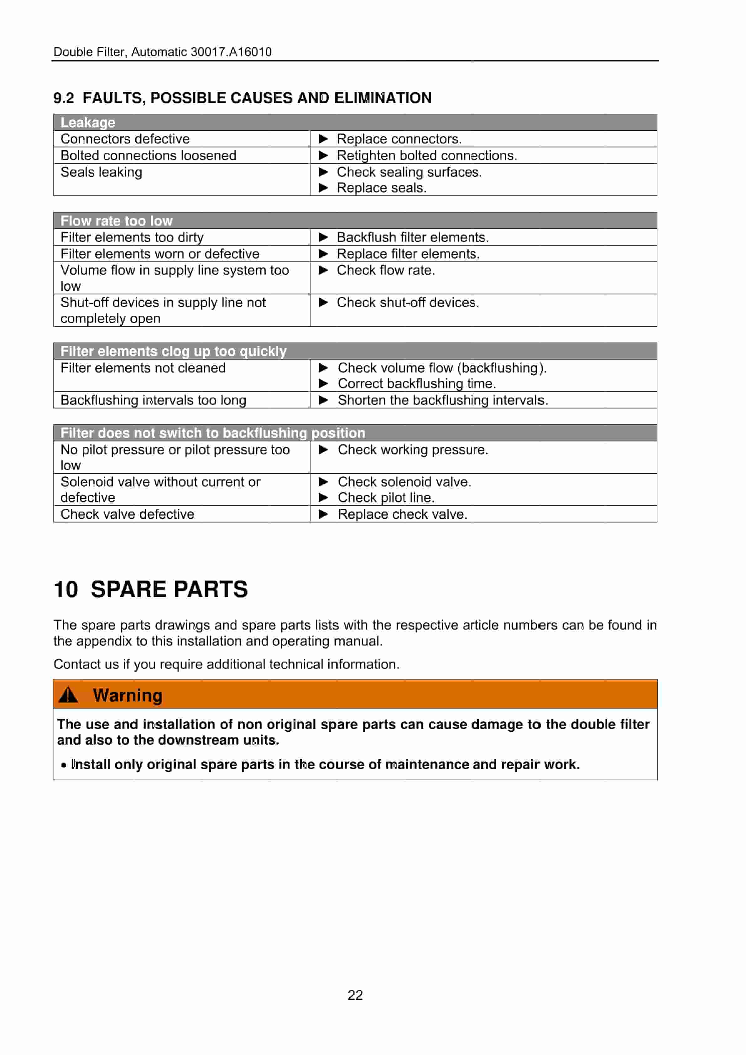 Caterpillar Backflash Filter Operation And Maintenance Manual BI001732-00-04-all-EN-3