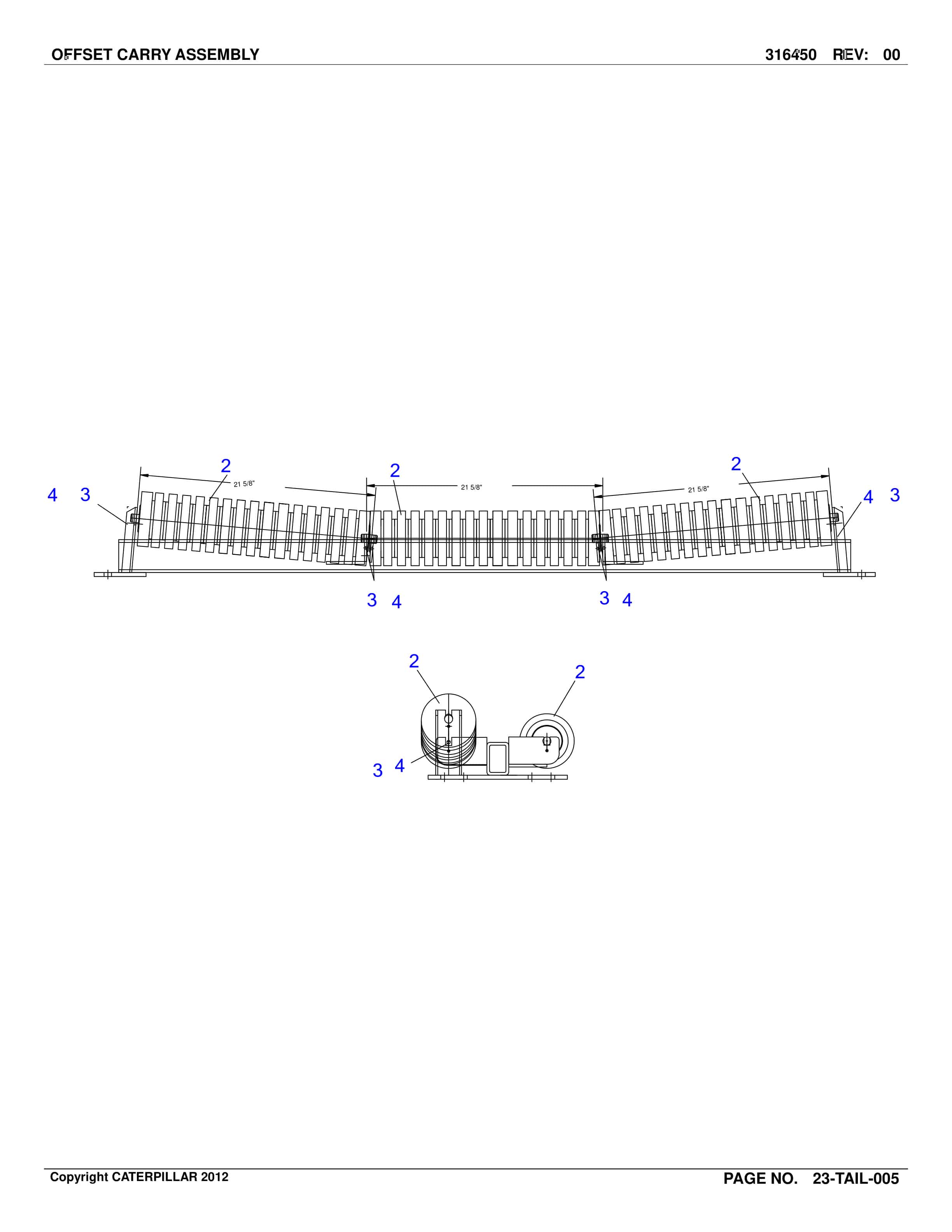 Caterpillar BC100 Belt System Parts And Service Manual BI001435-2