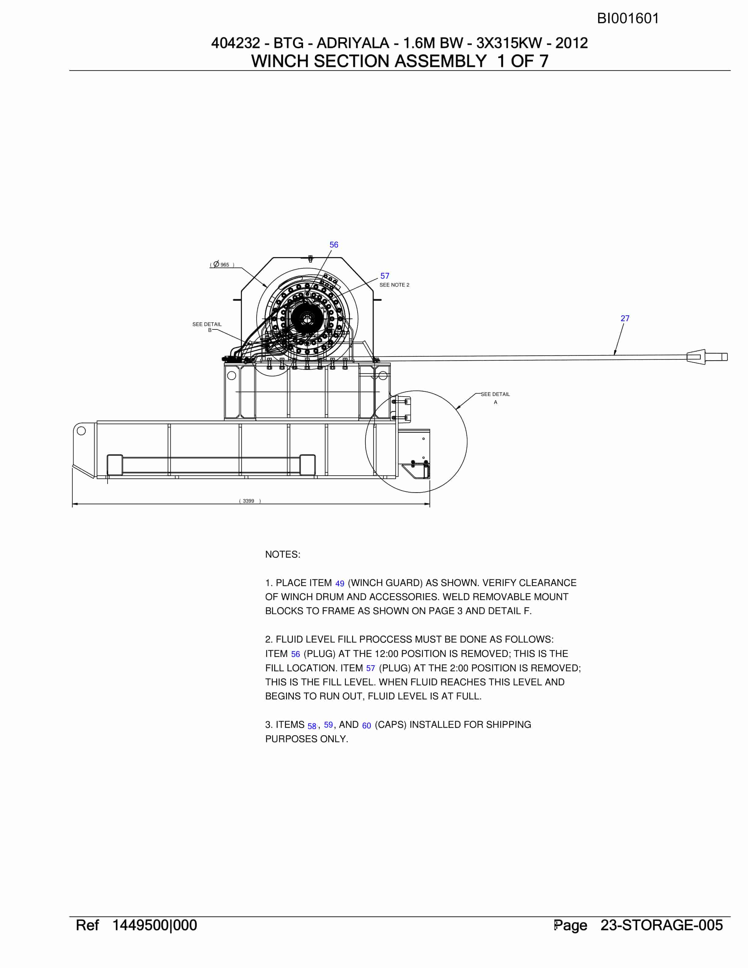 Caterpillar BC200 Belt System Parts Catalog BI001601-3