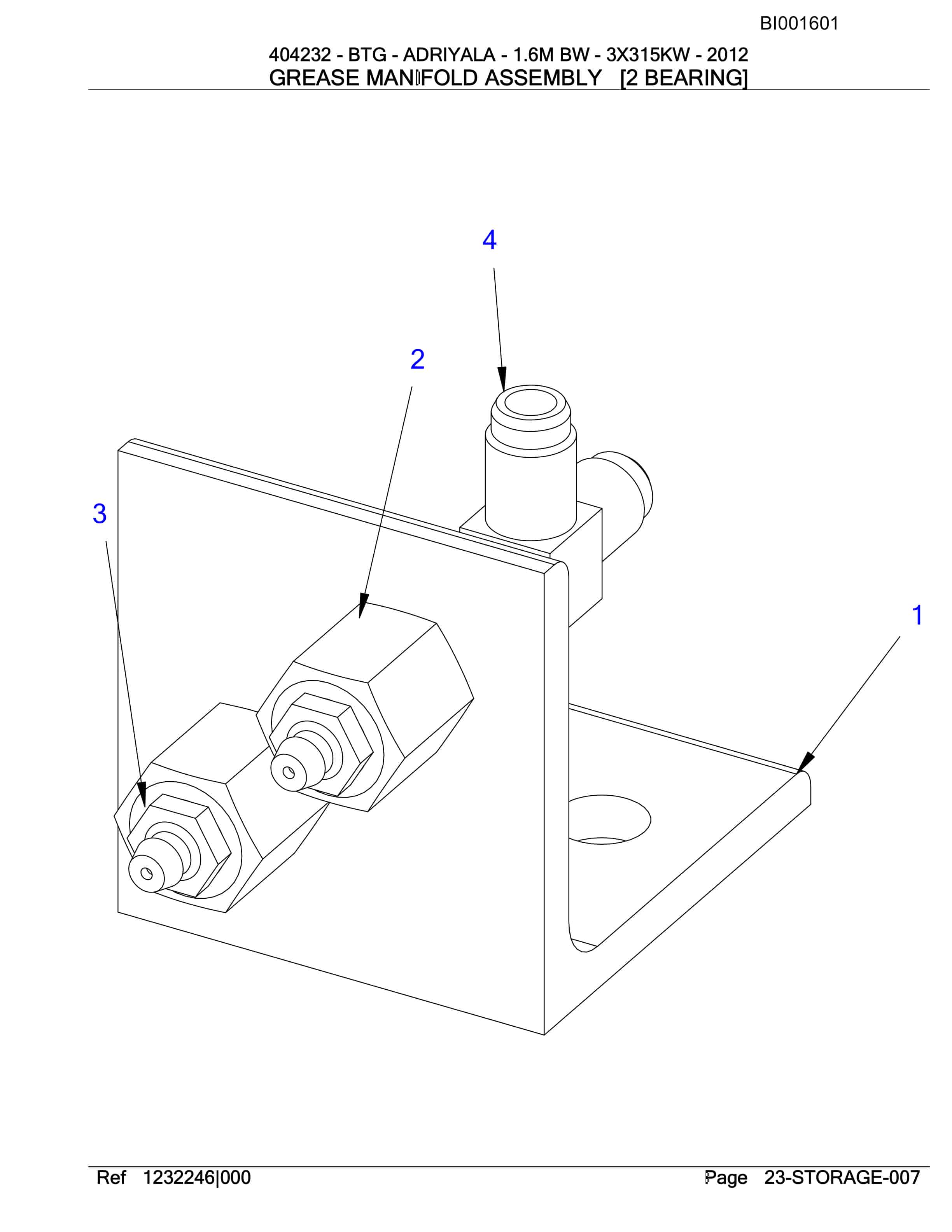 Caterpillar BC200 Belt System Parts Catalog BI001601-4