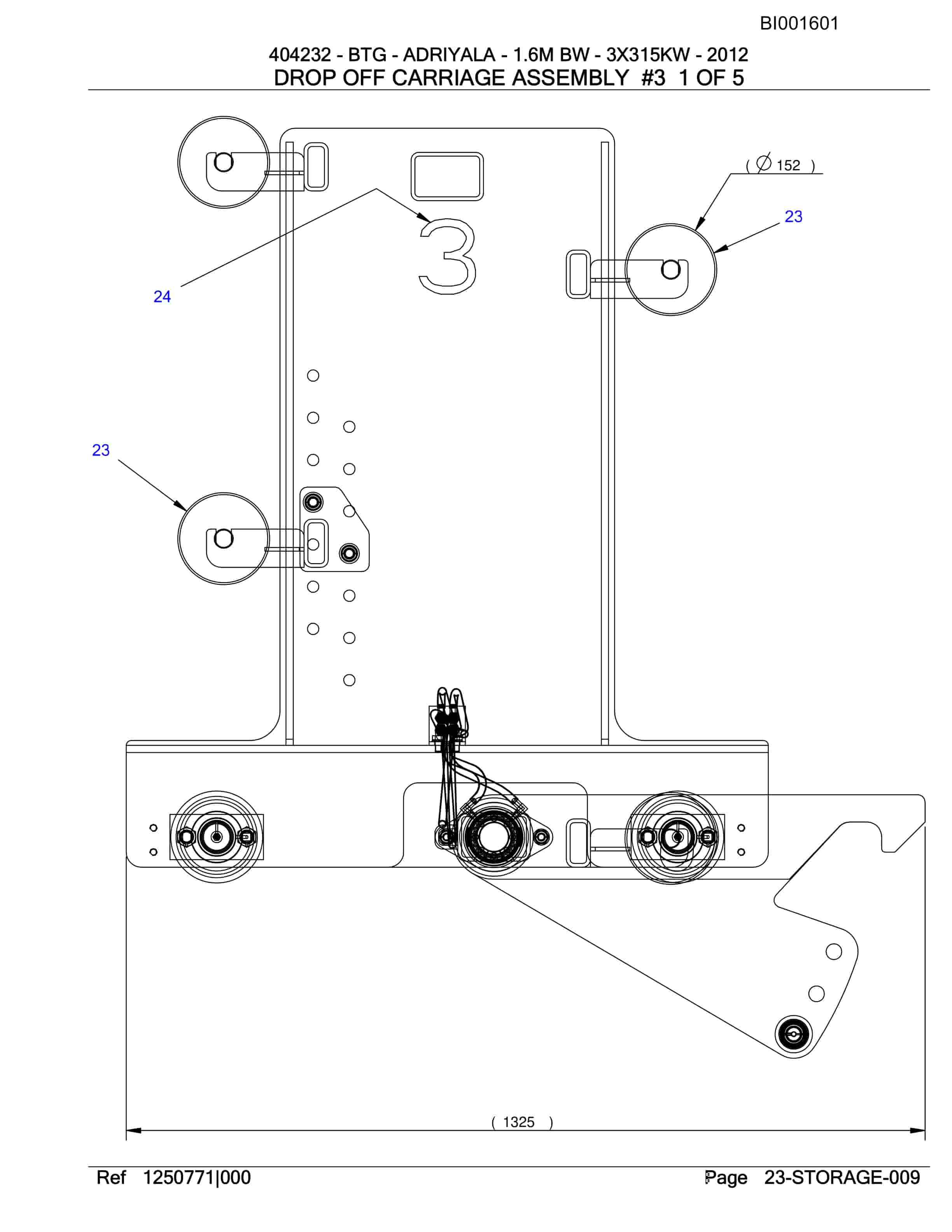Caterpillar BC200 Belt System Parts Catalog BI001601-5
