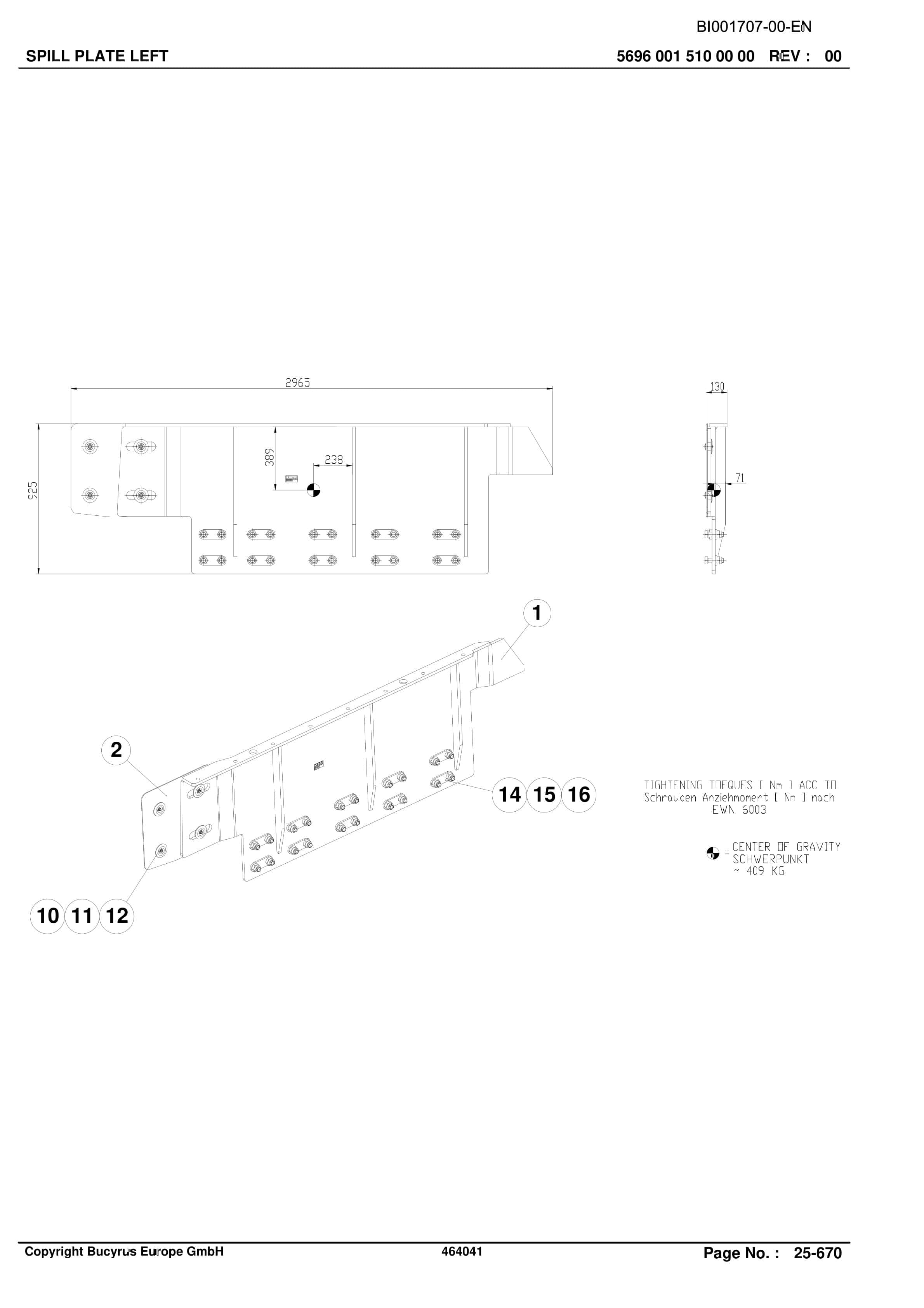 Caterpillar Beamed Stage Loader Parts Manual BI001707-00-EN 5 Caterpillar Beamed Stage Loader Parts Manual BI001707-00-EN-5