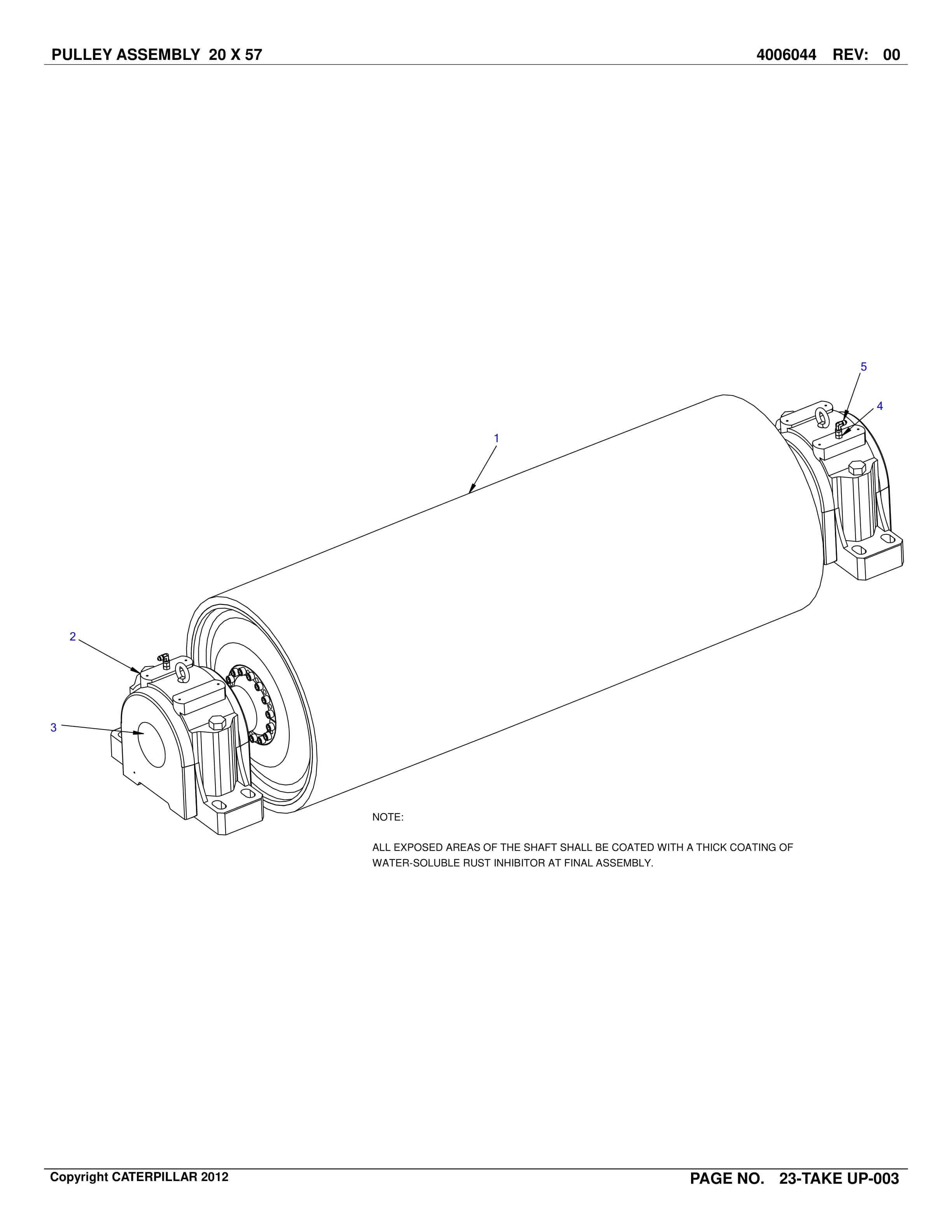 Caterpillar Belt System Parts And Service Manual BI001409-4