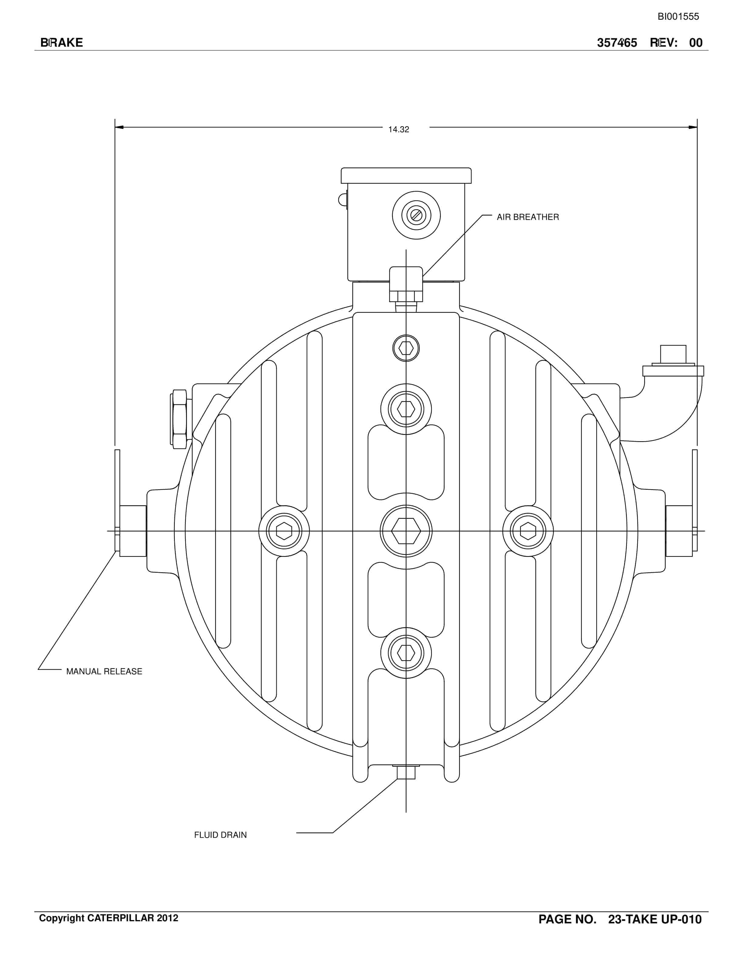 Caterpillar Belt System Parts And Service Manual BI001555-2