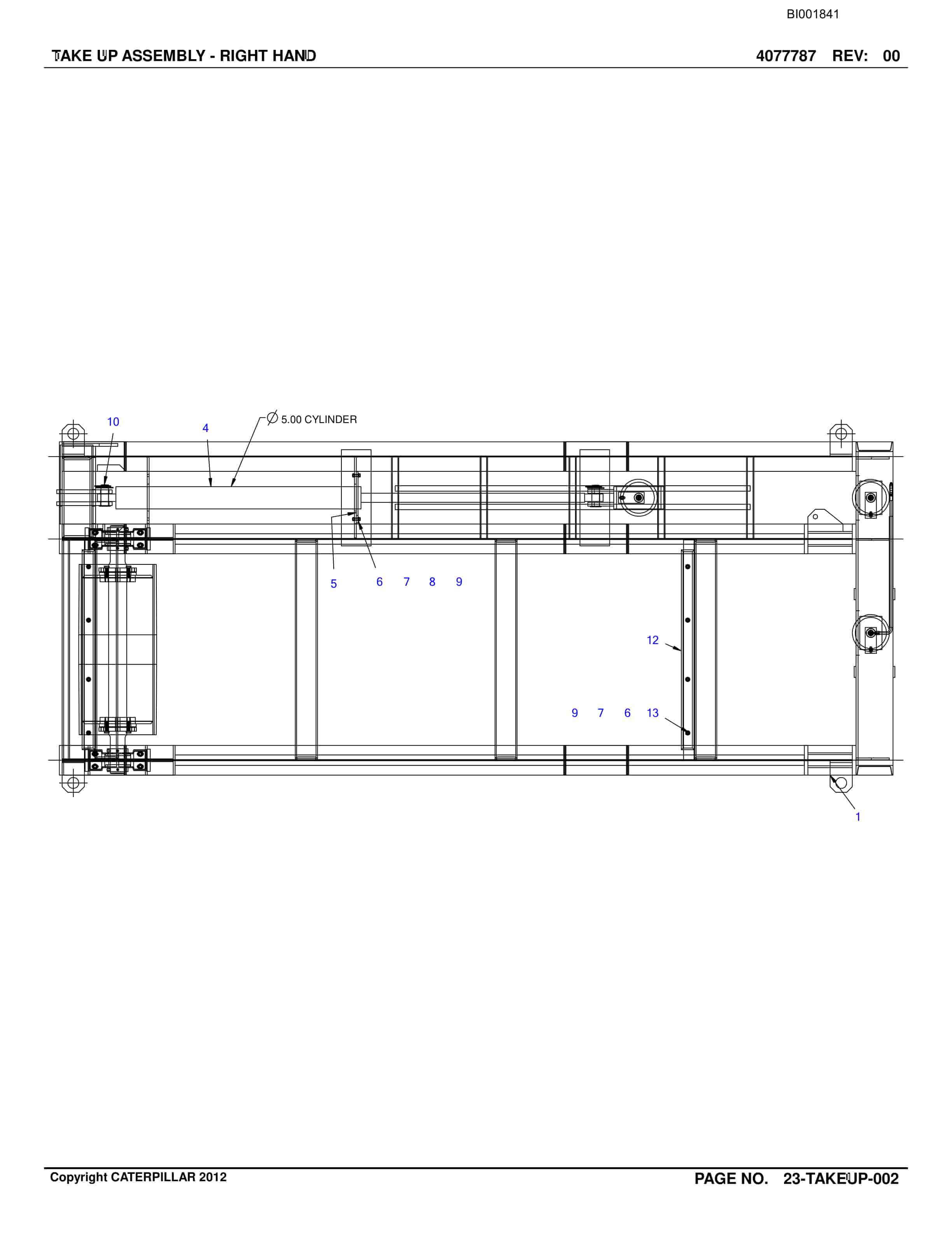 Caterpillar Belt System Parts And Service Manual BI001841-5