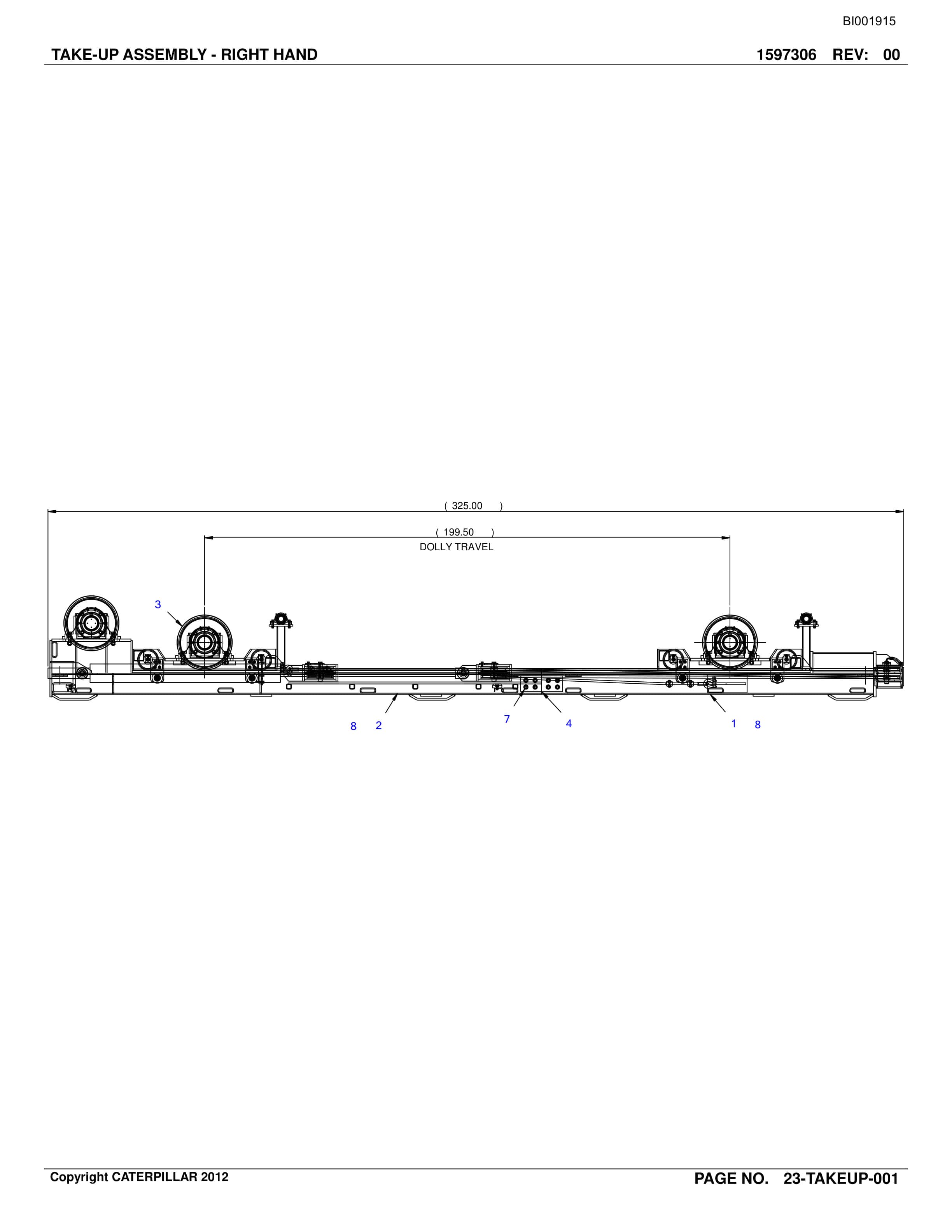 Caterpillar Belt System Parts And Service Manual BI001915-5