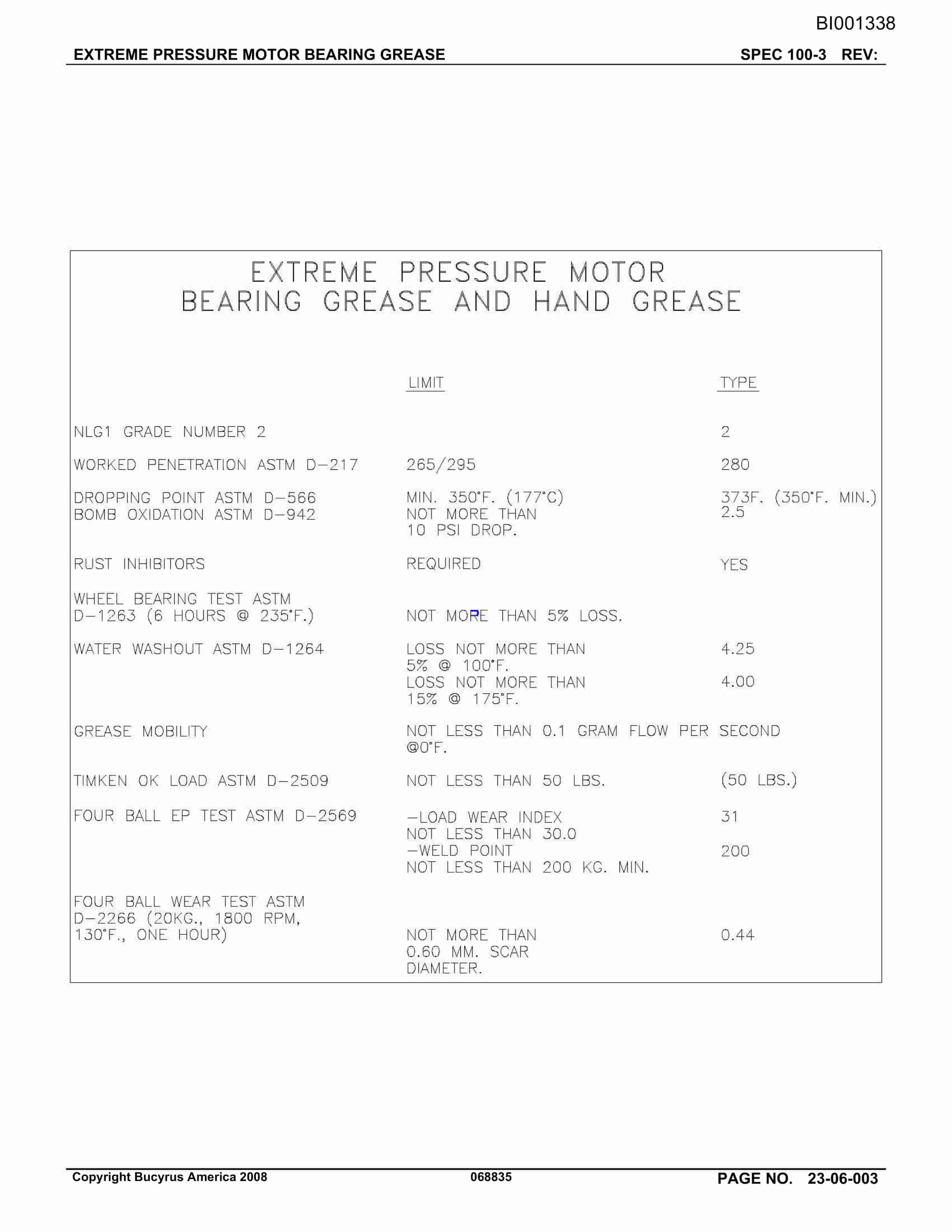 Caterpillar Black Beauty Coal Company Parts Manual BI001338 4 Caterpillar Black Beauty Coal Company Parts Manual BI001338-4