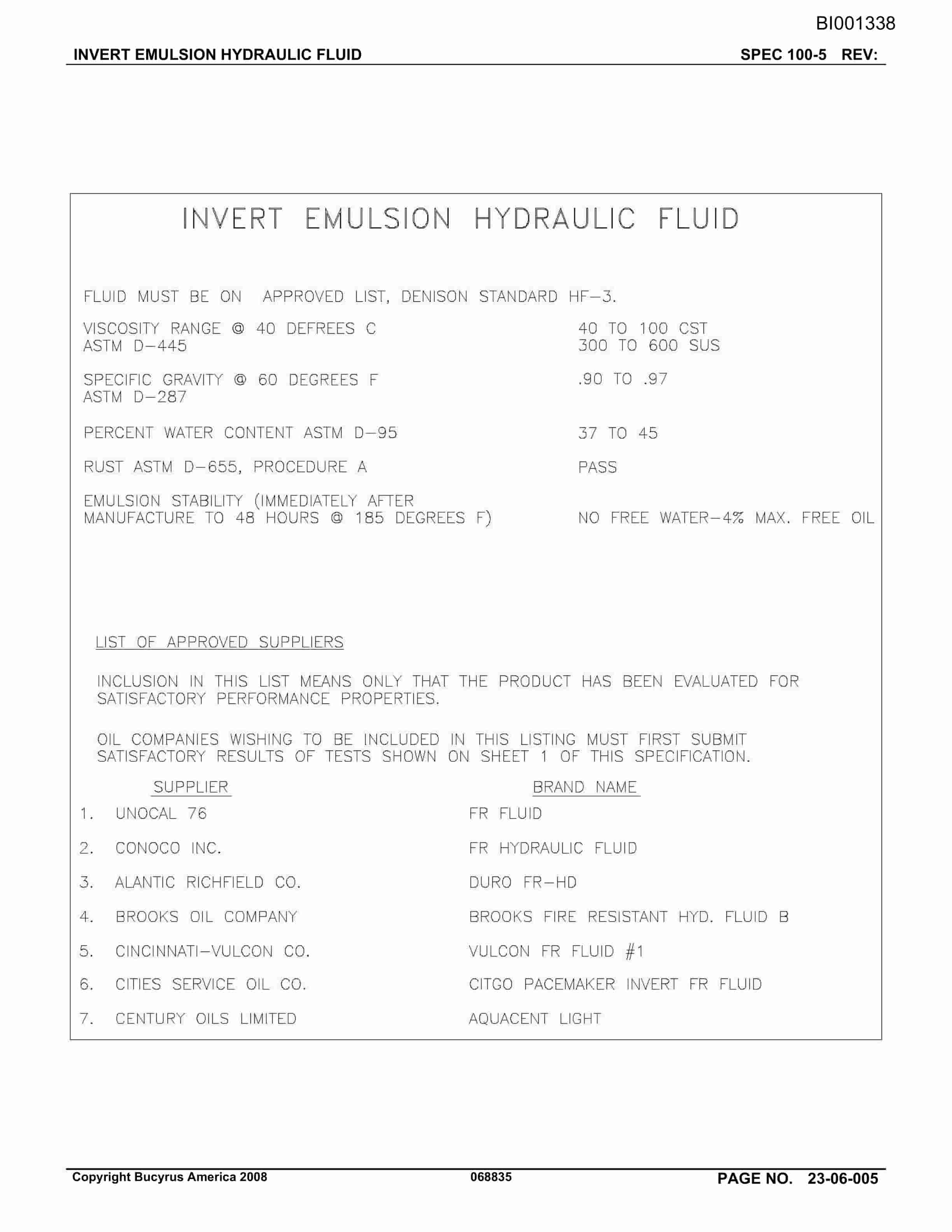 Caterpillar Black Beauty Coal Company Parts Manual BI001338 5 Caterpillar Black Beauty Coal Company Parts Manual BI001338-5