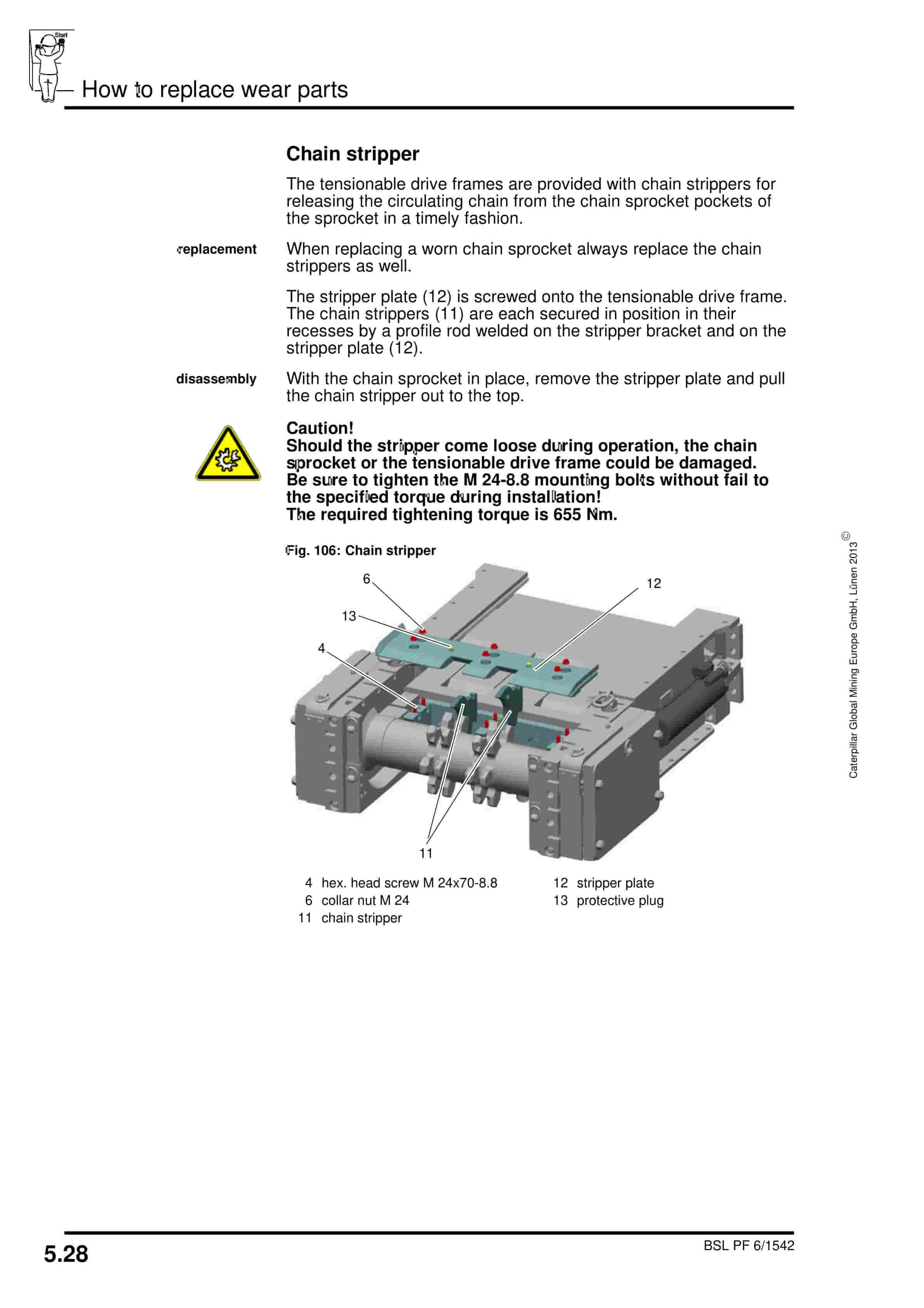 Caterpillar BSL PF 6-1542 Operating Manual 0010 458 600 BA 00-5