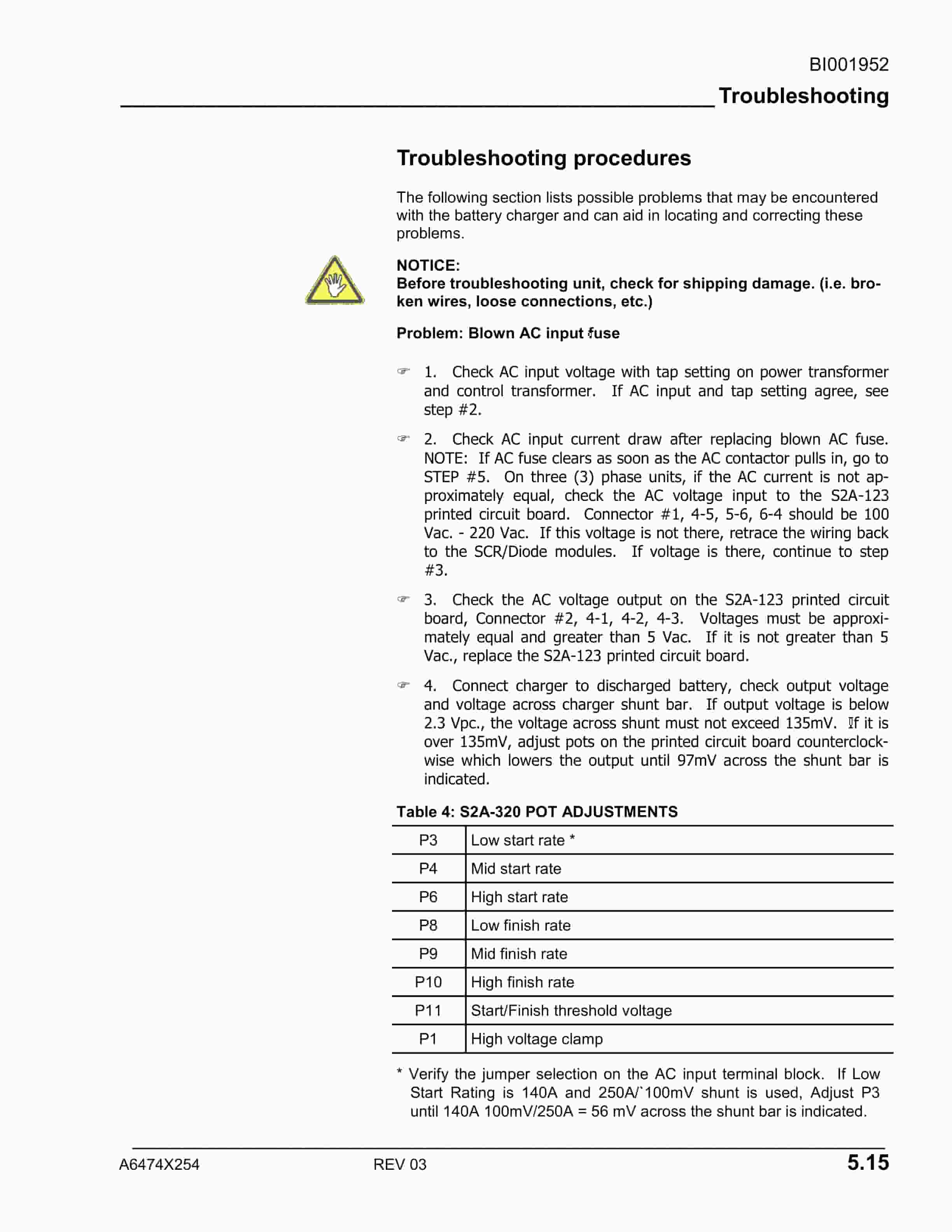 Caterpillar BUC-SCR 120 Series Battery Charger Operation And Maintenance Manual BI001952 4 Caterpillar BUC-SCR 120 Series Battery Charger Operation And Maintenance Manual BI001952-4