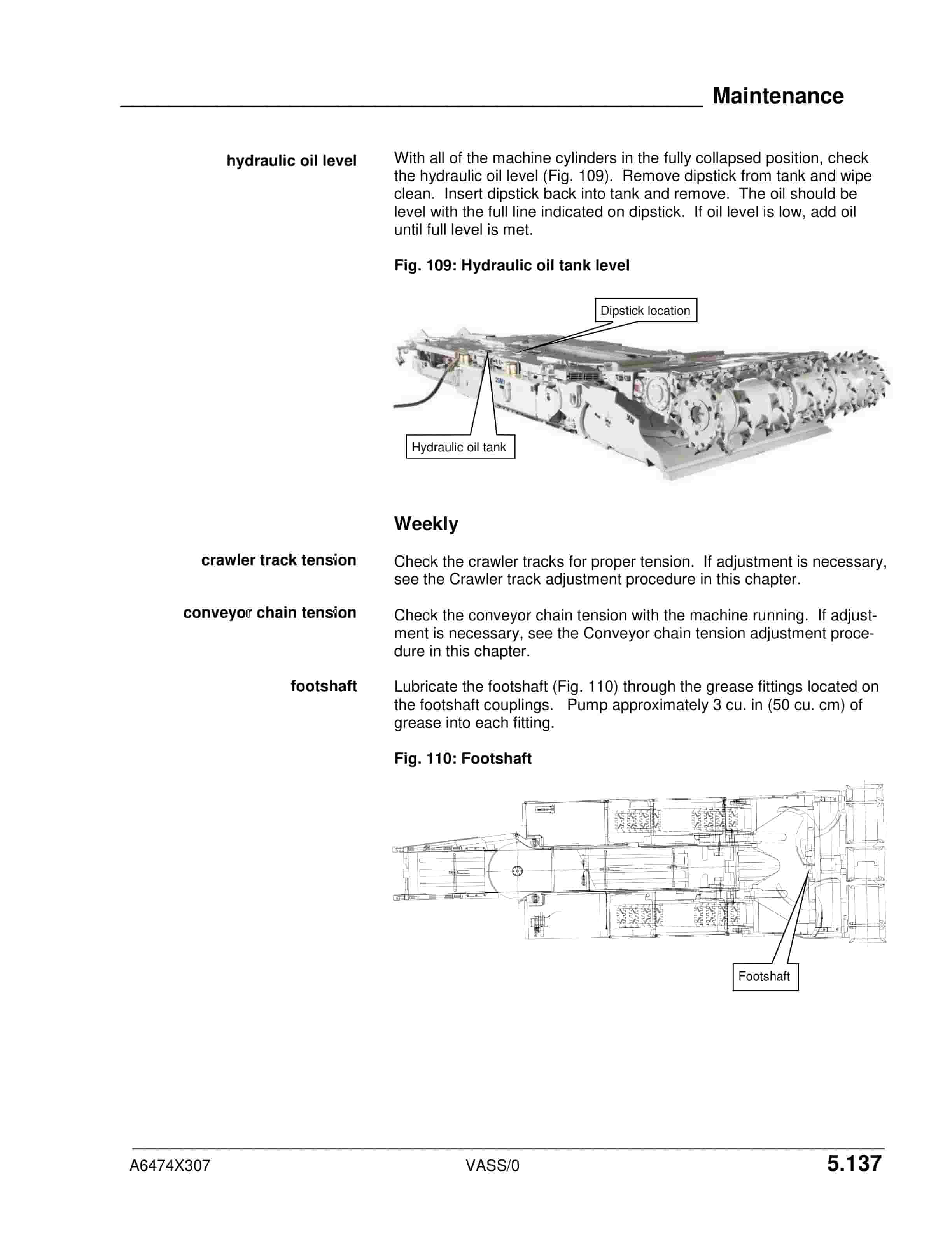 Alternative view of Caterpillar CM220 Continuous Miner Operation And Maintenance Manual A6474X307