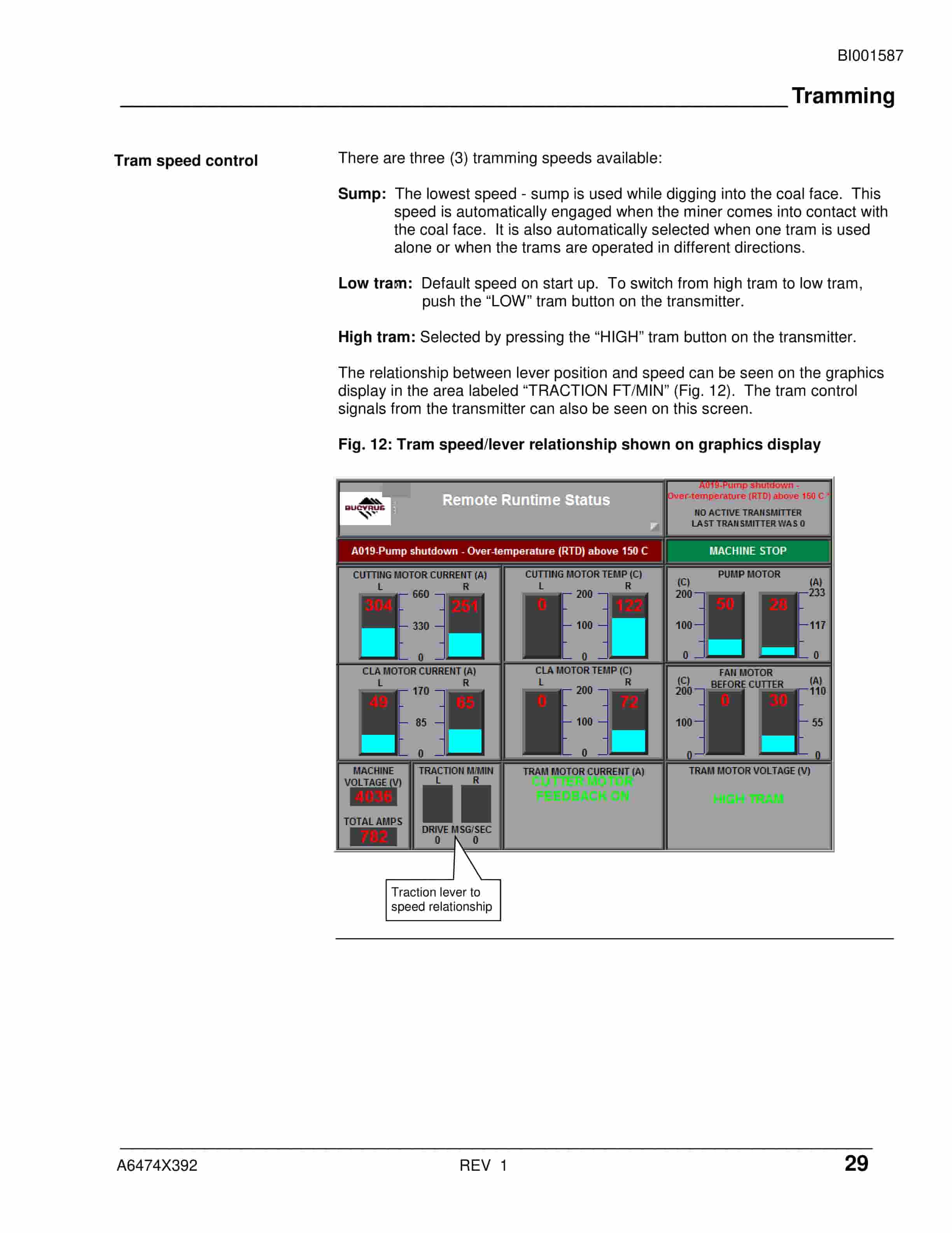 Caterpillar CM345-N Continuous Miner Operation And Maintenance Manual BI001587-4