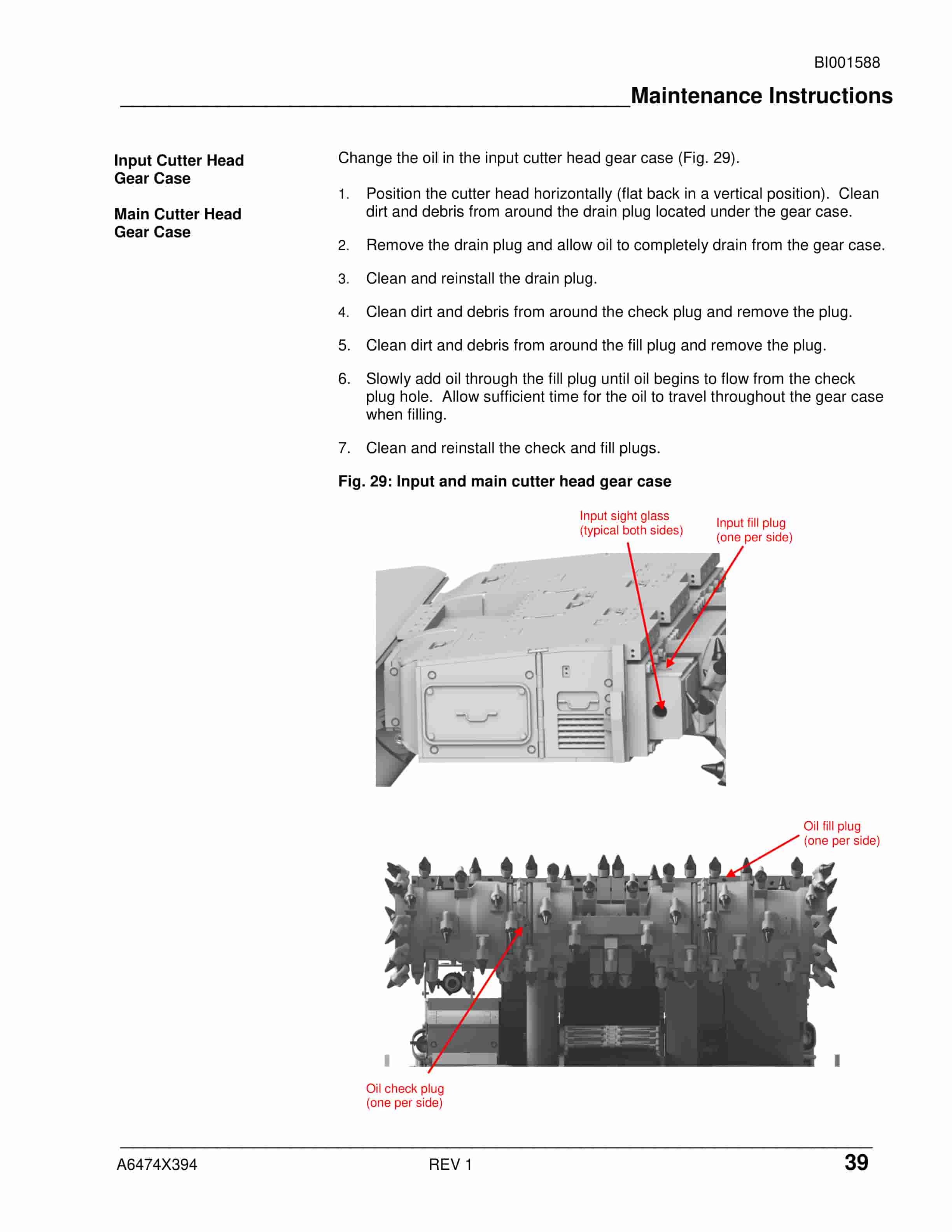Caterpillar CM345-N Continuous Miner Operation And Maintenance Manual BI001588-3