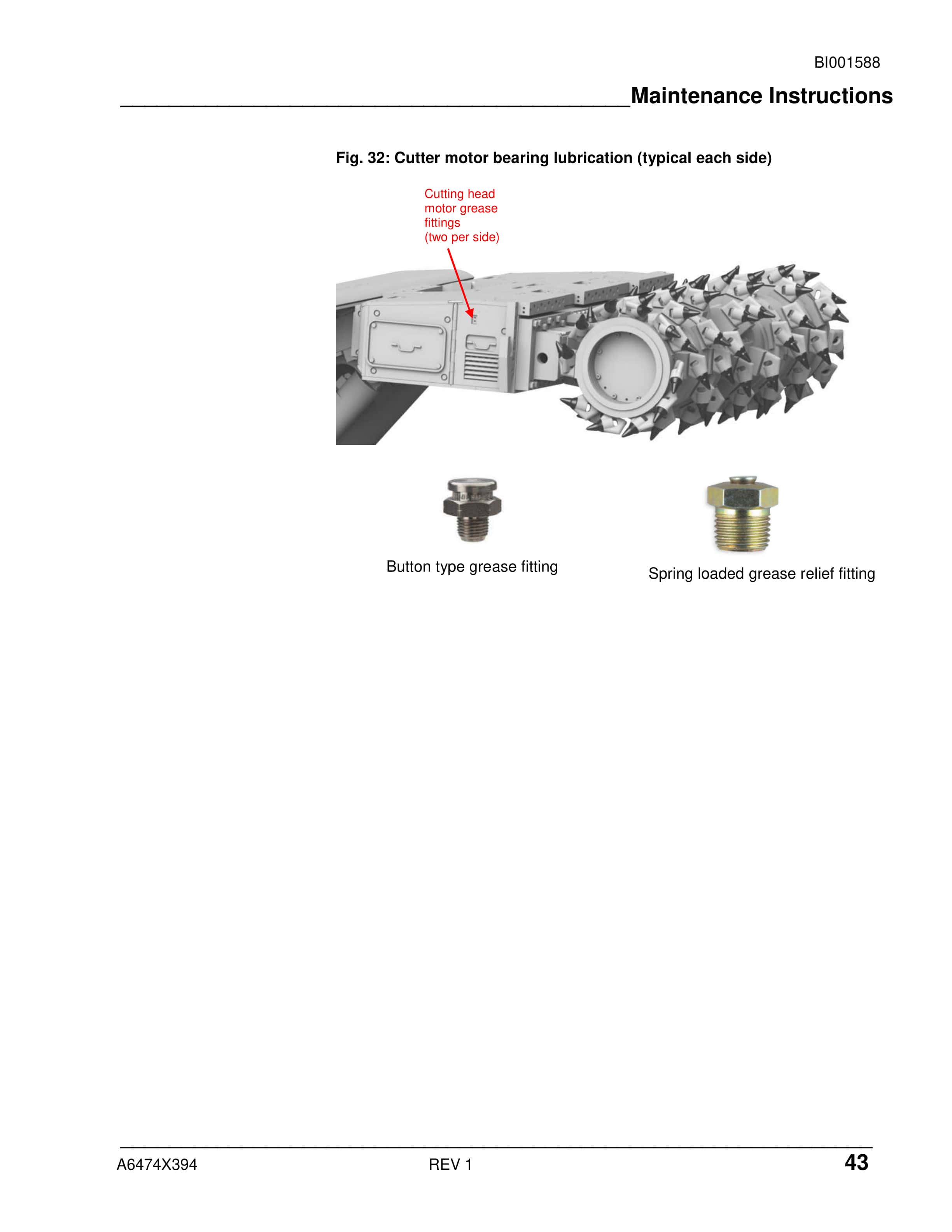 Caterpillar CM345-N Continuous Miner Operation And Maintenance Manual BI001588-4