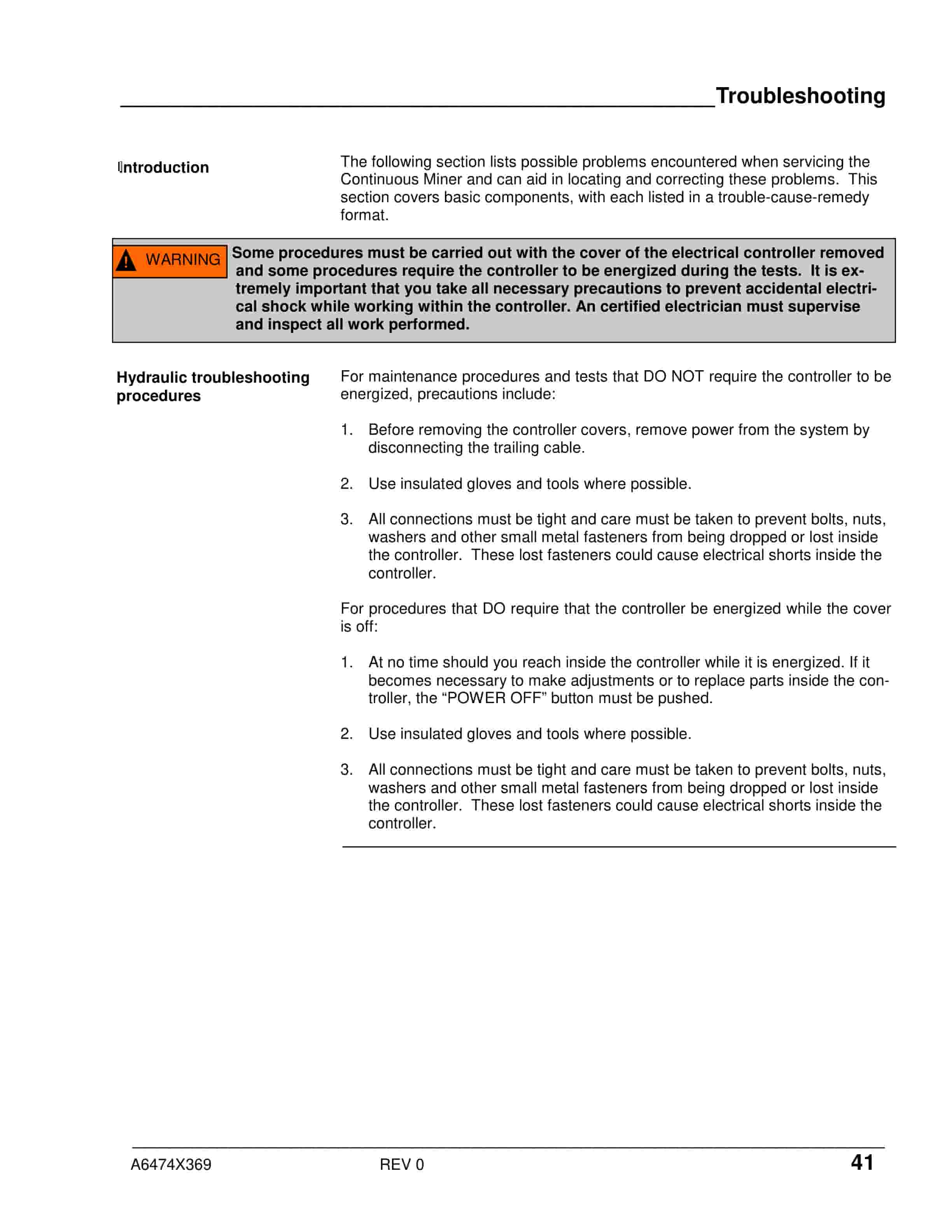 Caterpillar CM445 Continuous Miner Operation And Maintenance Manual A6474X369 4 Caterpillar CM445 Continuous Miner Operation And Maintenance Manual A6474X369 - Image 4