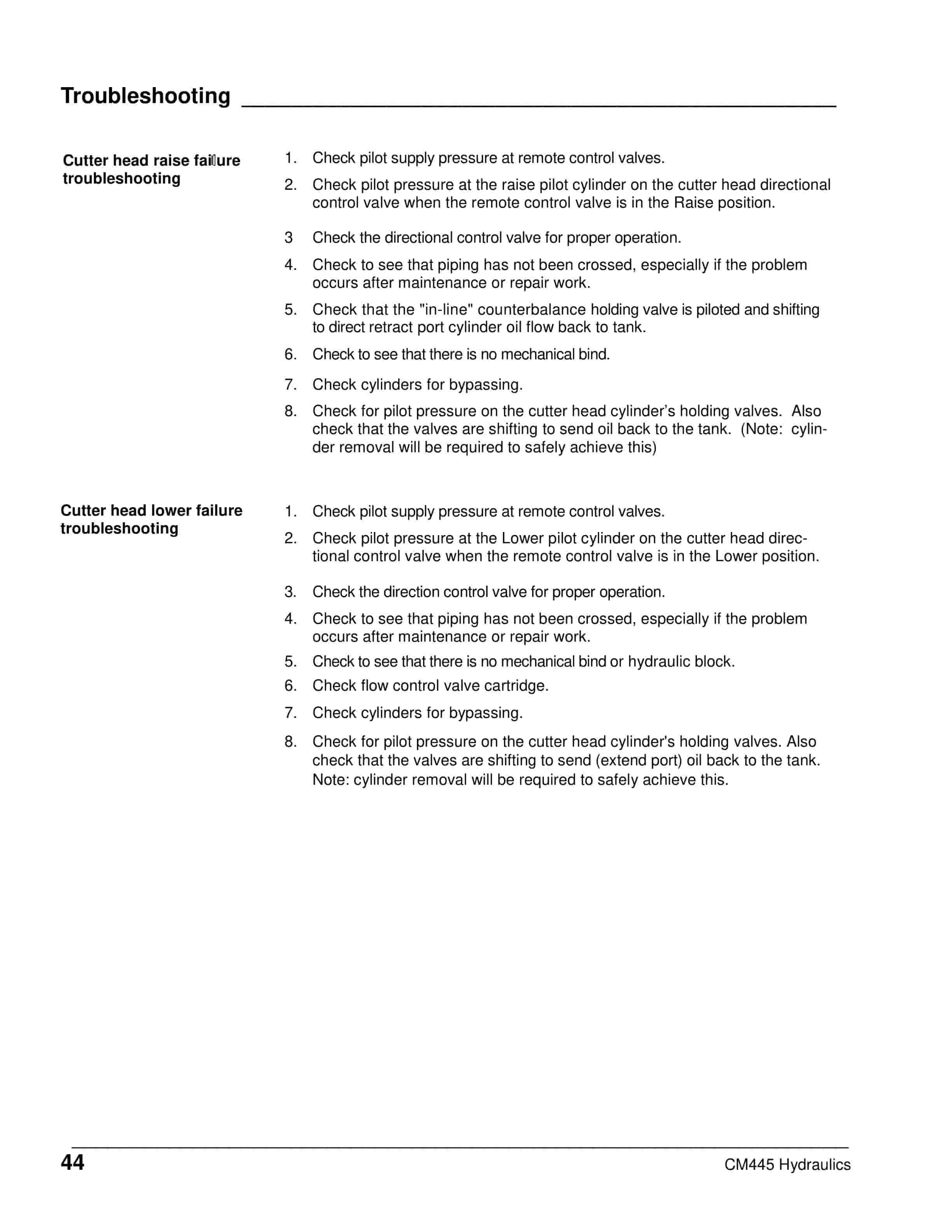 Caterpillar CM445 Continuous Miner Operation And Maintenance Manual A6474X369 5 Caterpillar CM445 Continuous Miner Operation And Maintenance Manual A6474X369 - Image 5