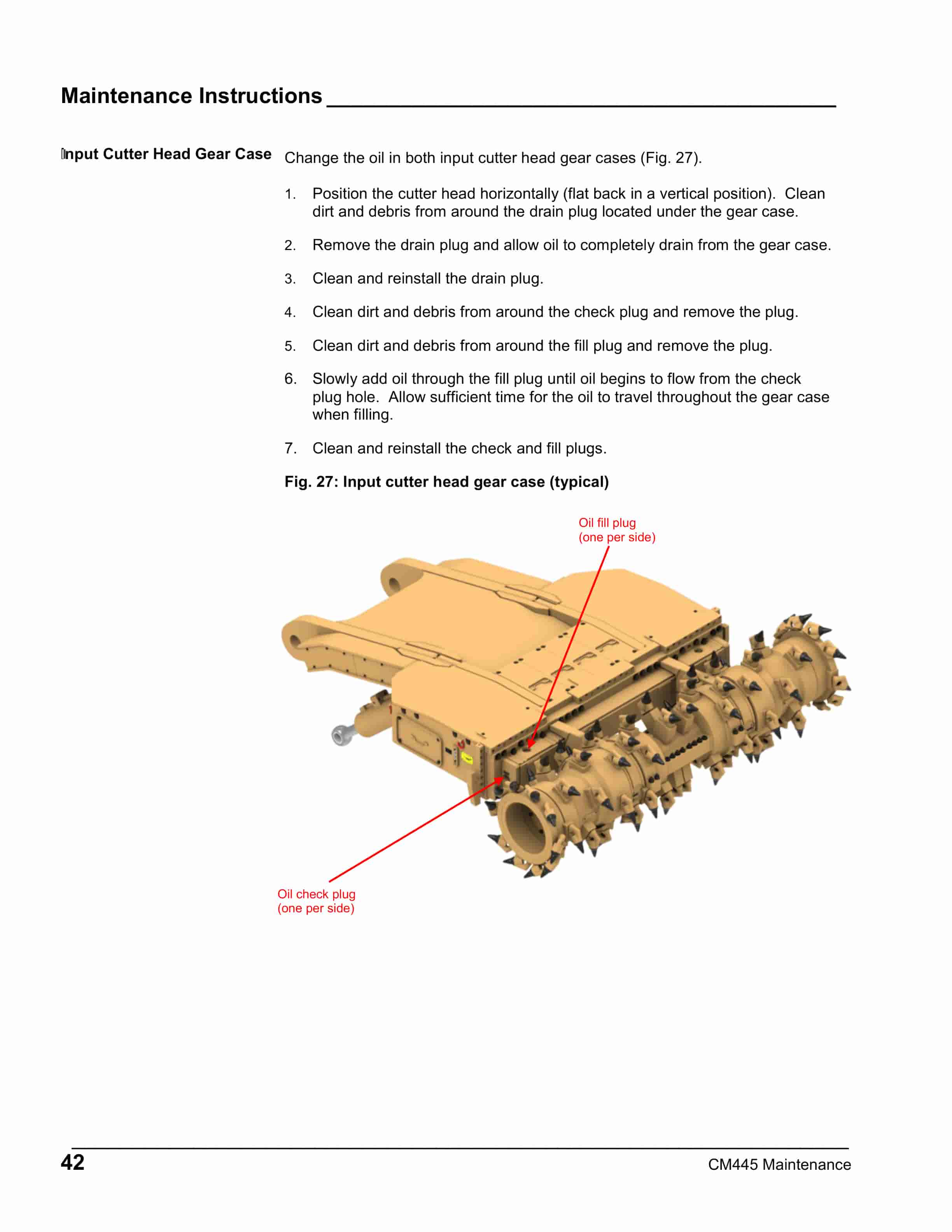 Caterpillar CM445 Continuous Miner Operation And Maintenance Manual A6474X438 3 Caterpillar CM445 Continuous Miner Operation And Maintenance Manual A6474X438 - Image 3