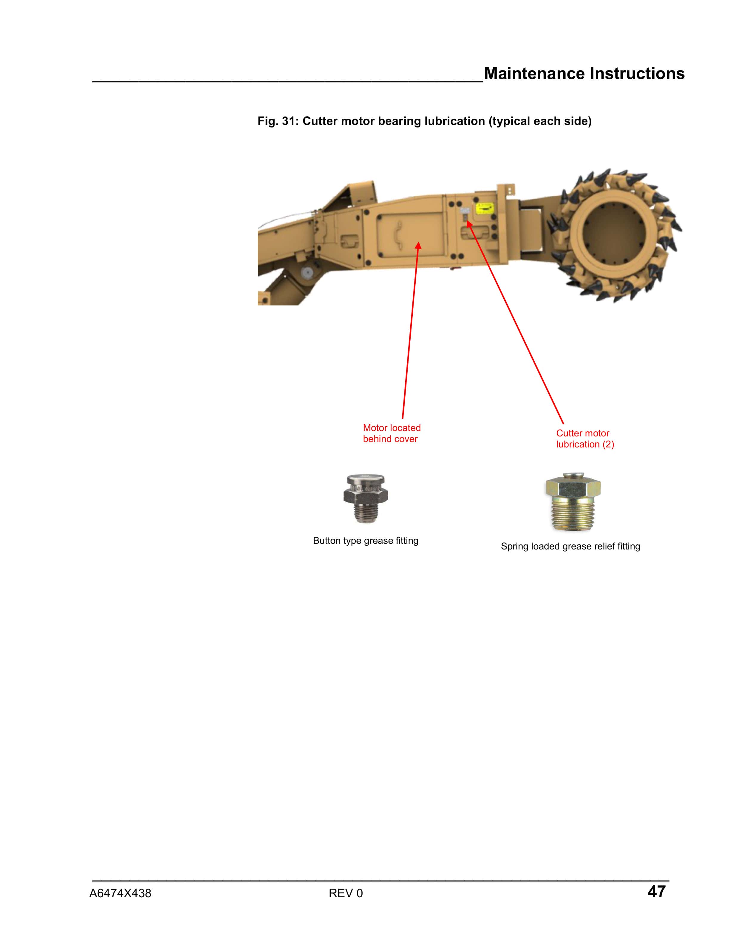 Caterpillar CM445 Continuous Miner Operation And Maintenance Manual A6474X438 4 Caterpillar CM445 Continuous Miner Operation And Maintenance Manual A6474X438 - Image 4
