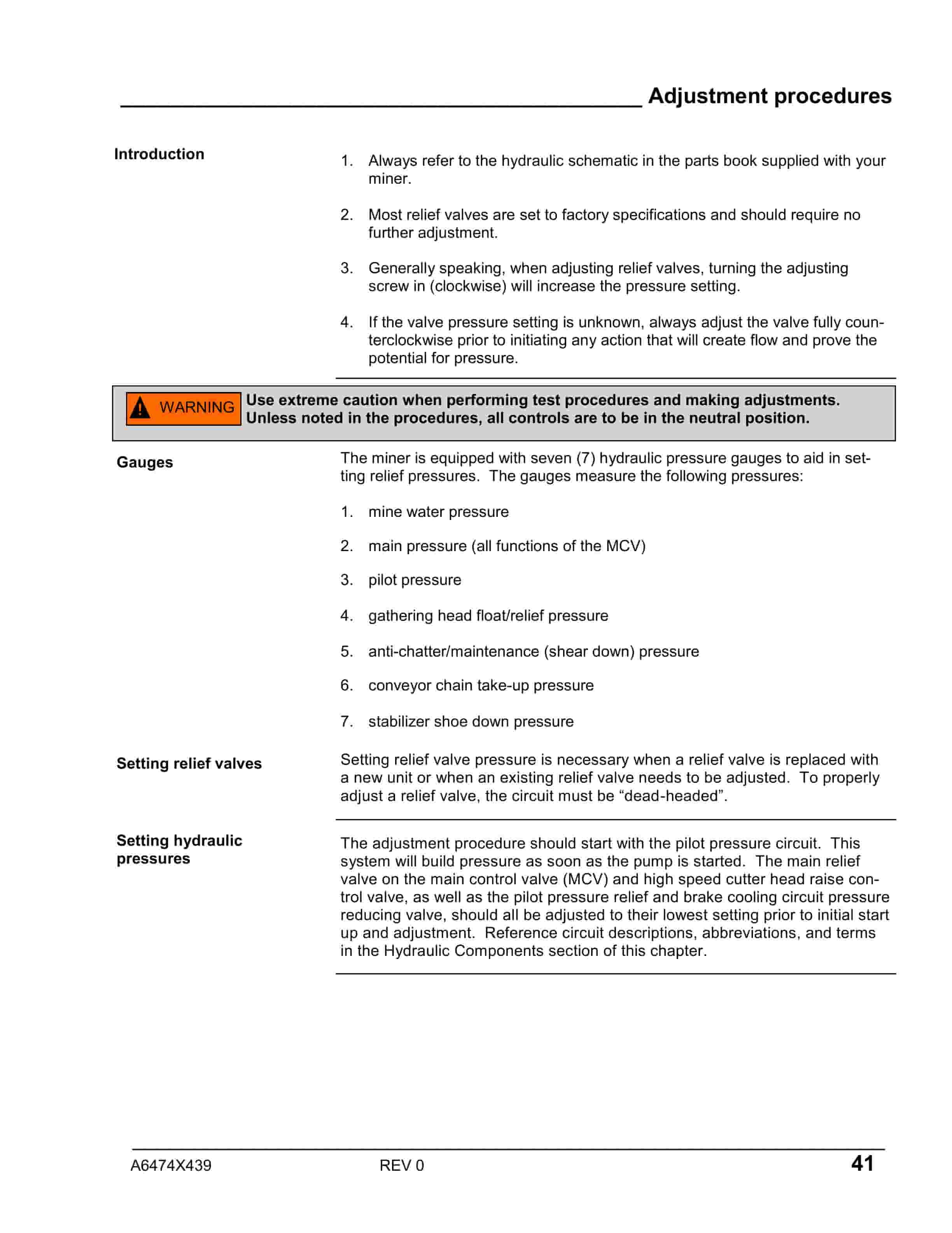 Caterpillar CM445 Continuous Miner Operation And Maintenance Manual A6474X439 3 Caterpillar CM445 Continuous Miner Operation And Maintenance Manual A6474X439 - Image 3
