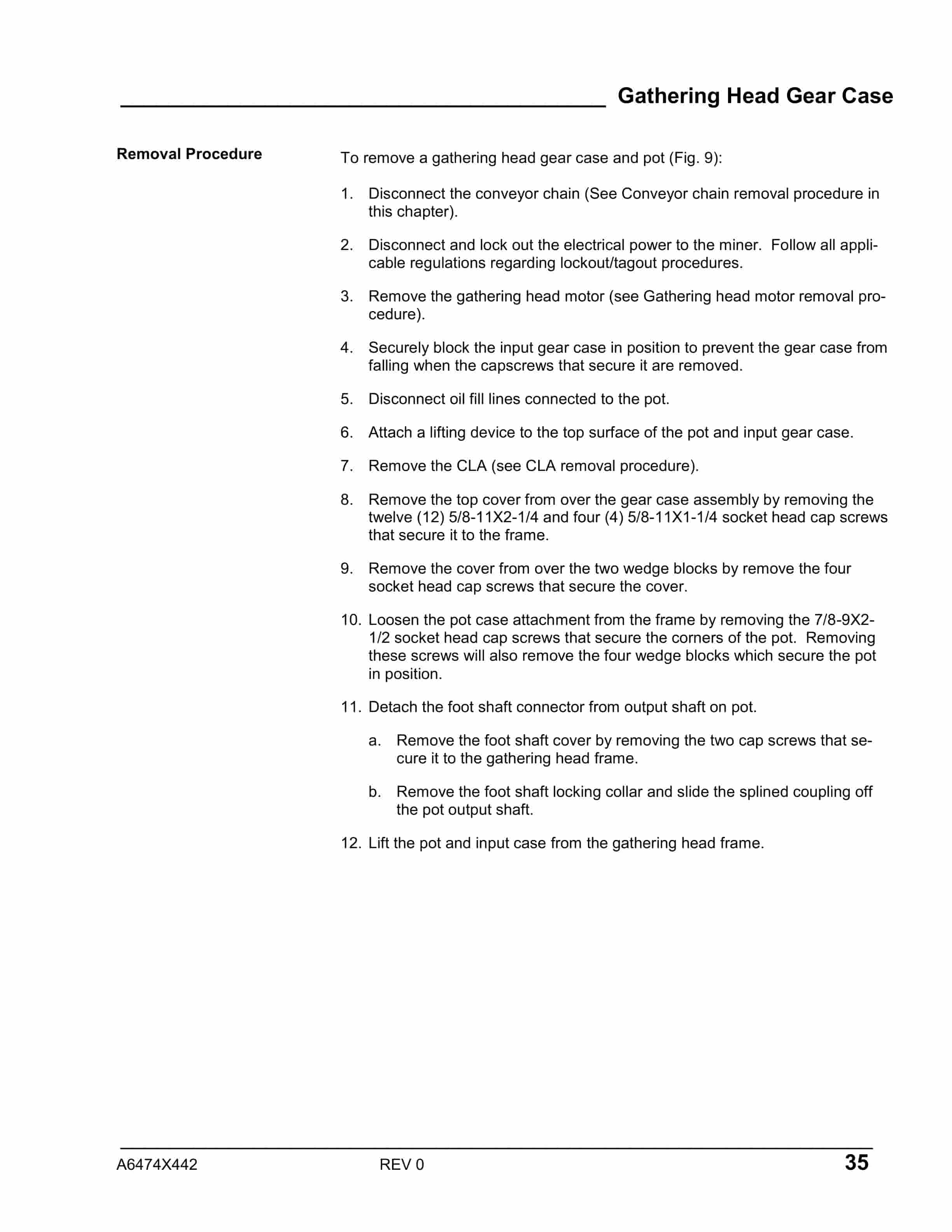 Caterpillar CM445 Continuous Miner Operation And Maintenance Manual A6474X442 2 Caterpillar CM445 Continuous Miner Operation And Maintenance Manual A6474X442 - Image 2