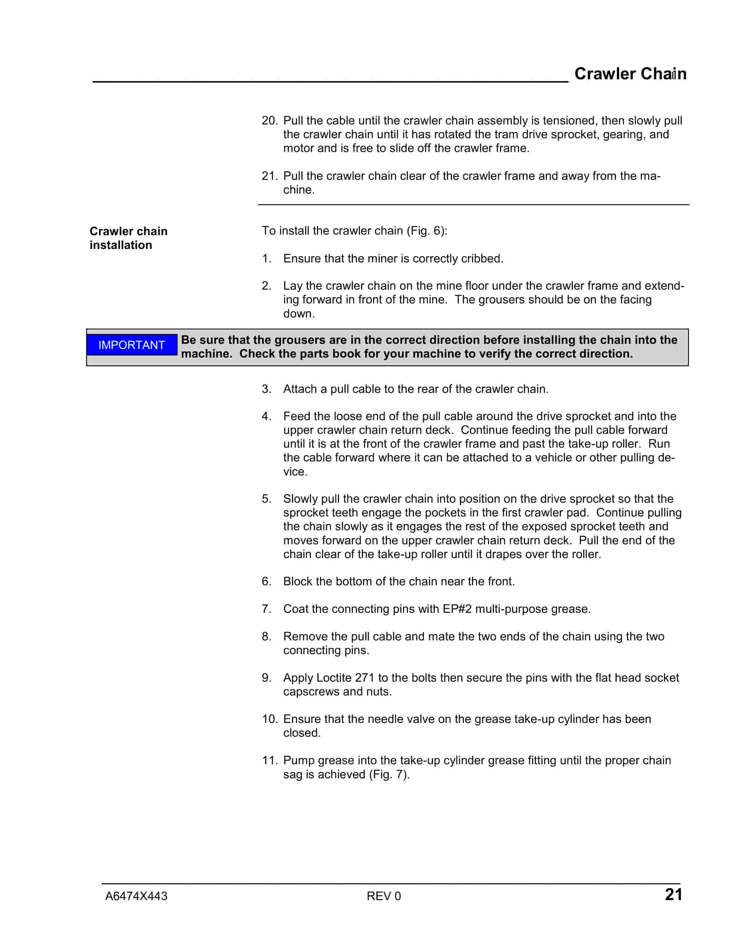 Caterpillar CM445 Continuous Miner Operation And Maintenance Manual A6474X443 3 Caterpillar CM445 Continuous Miner Operation And Maintenance Manual A6474X443 - Image 3