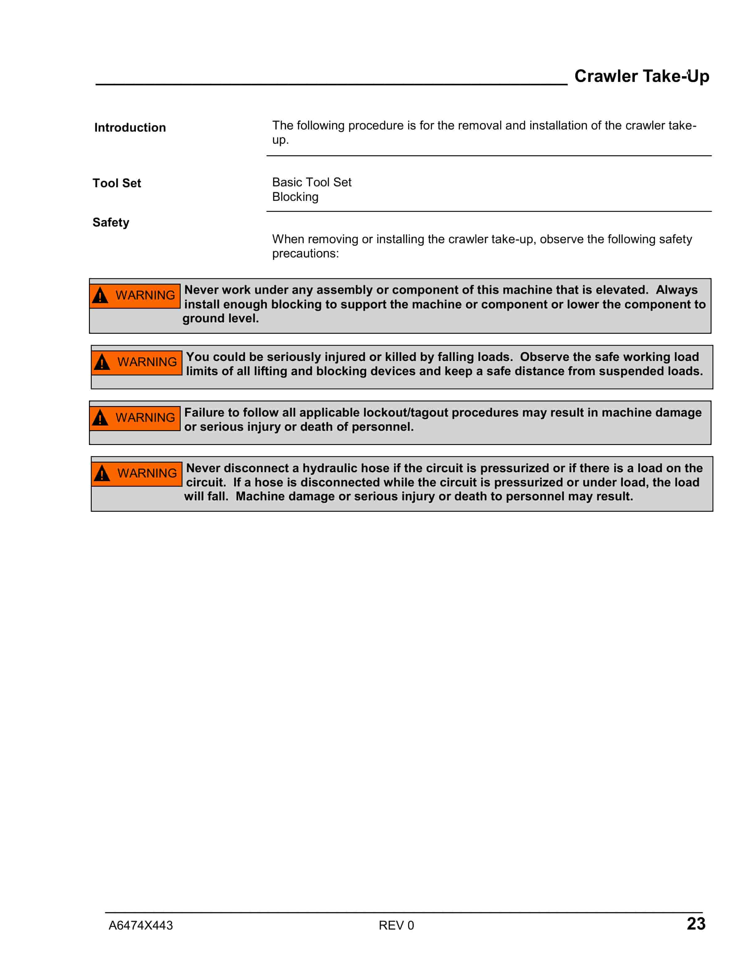 Caterpillar CM445 Continuous Miner Operation And Maintenance Manual A6474X443 4 Caterpillar CM445 Continuous Miner Operation And Maintenance Manual A6474X443 - Image 4