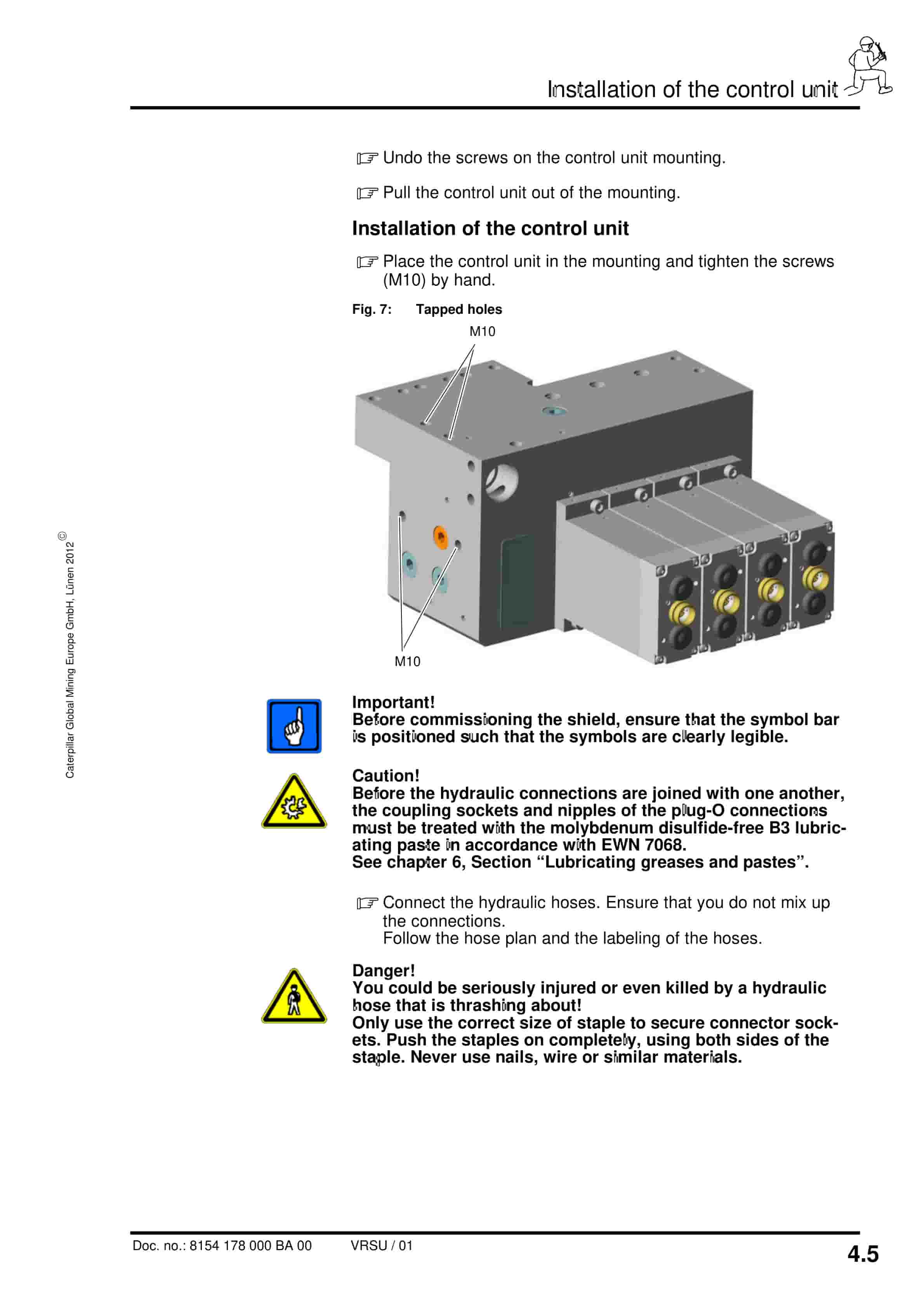 Caterpillar Electrohydraulic Control Unit, 8 Functions Operation And Maintenance Manual BI001690-00-01-all-EN-2