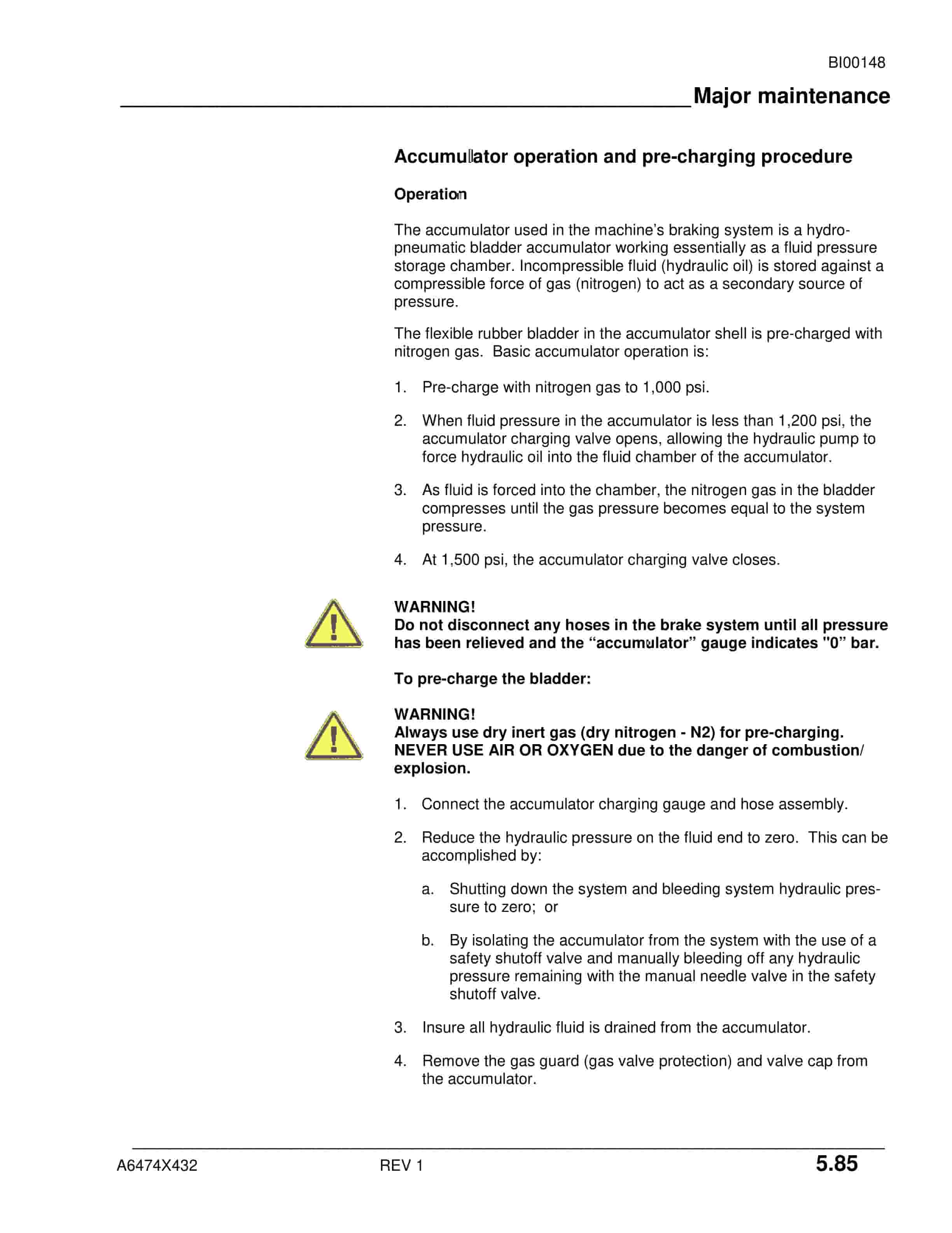Caterpillar FH110 Face Haulage Operation And Maintenance Manual A6474X432 4 Caterpillar FH110 Face Haulage Operation And Maintenance Manual A6474X432 - Image 4