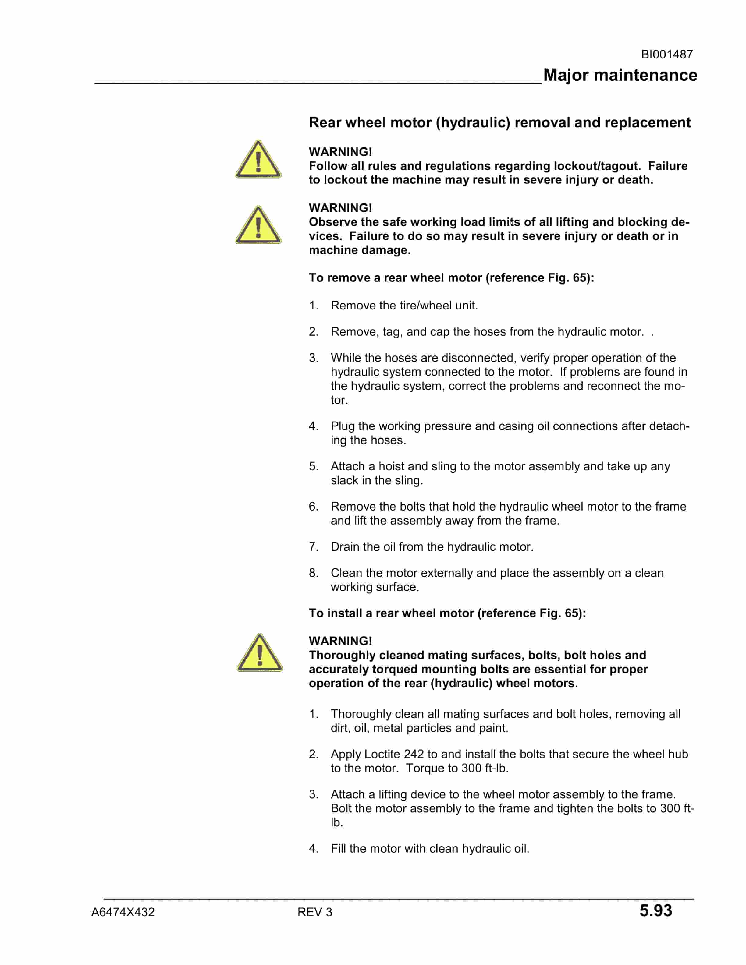 Caterpillar FH110 Face Haulage Operation And Maintenance Manual BI001487-5