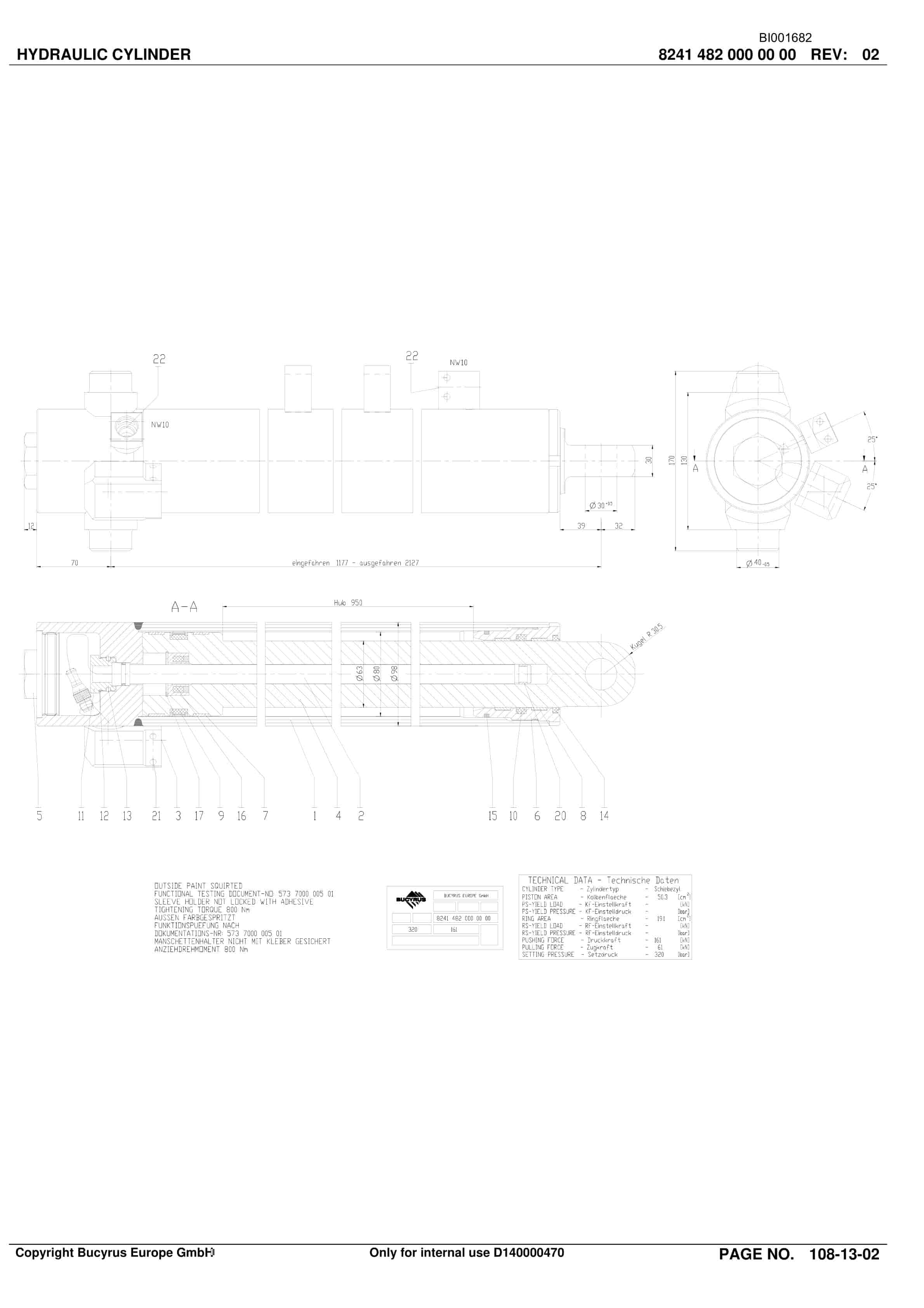 Caterpillar Gauge Port Fitting DN10 Parts Catalog BI001682-3