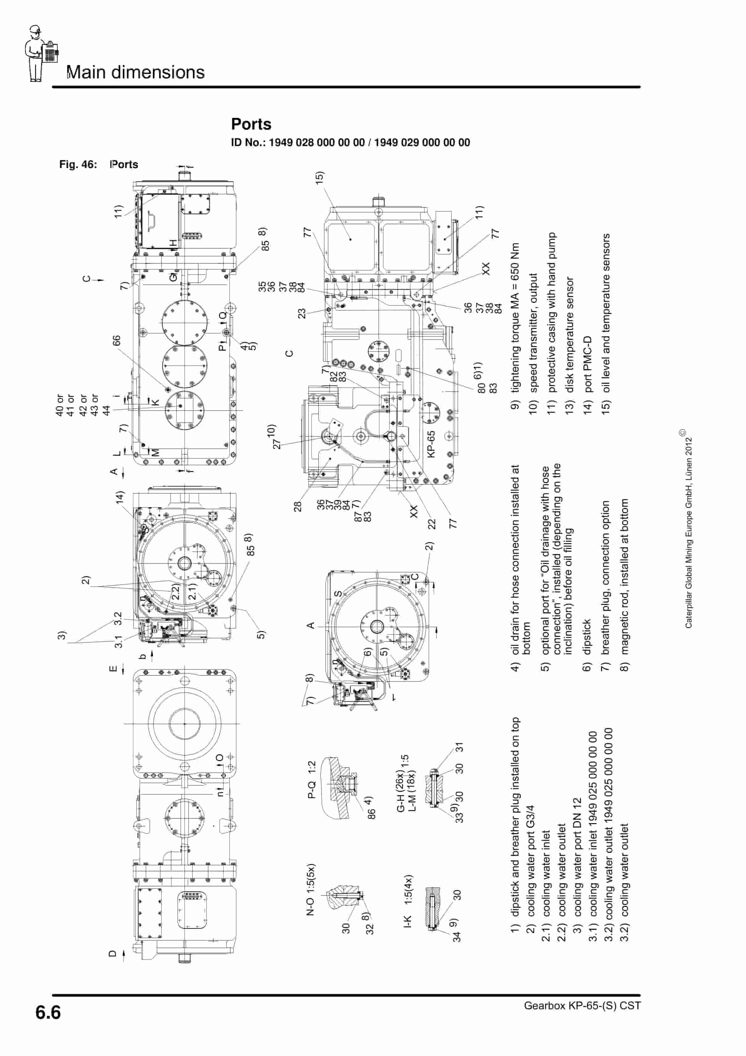 Caterpillar Gearbox KP-65-(S) CST Operation And Maintenance Manual BI001718-4