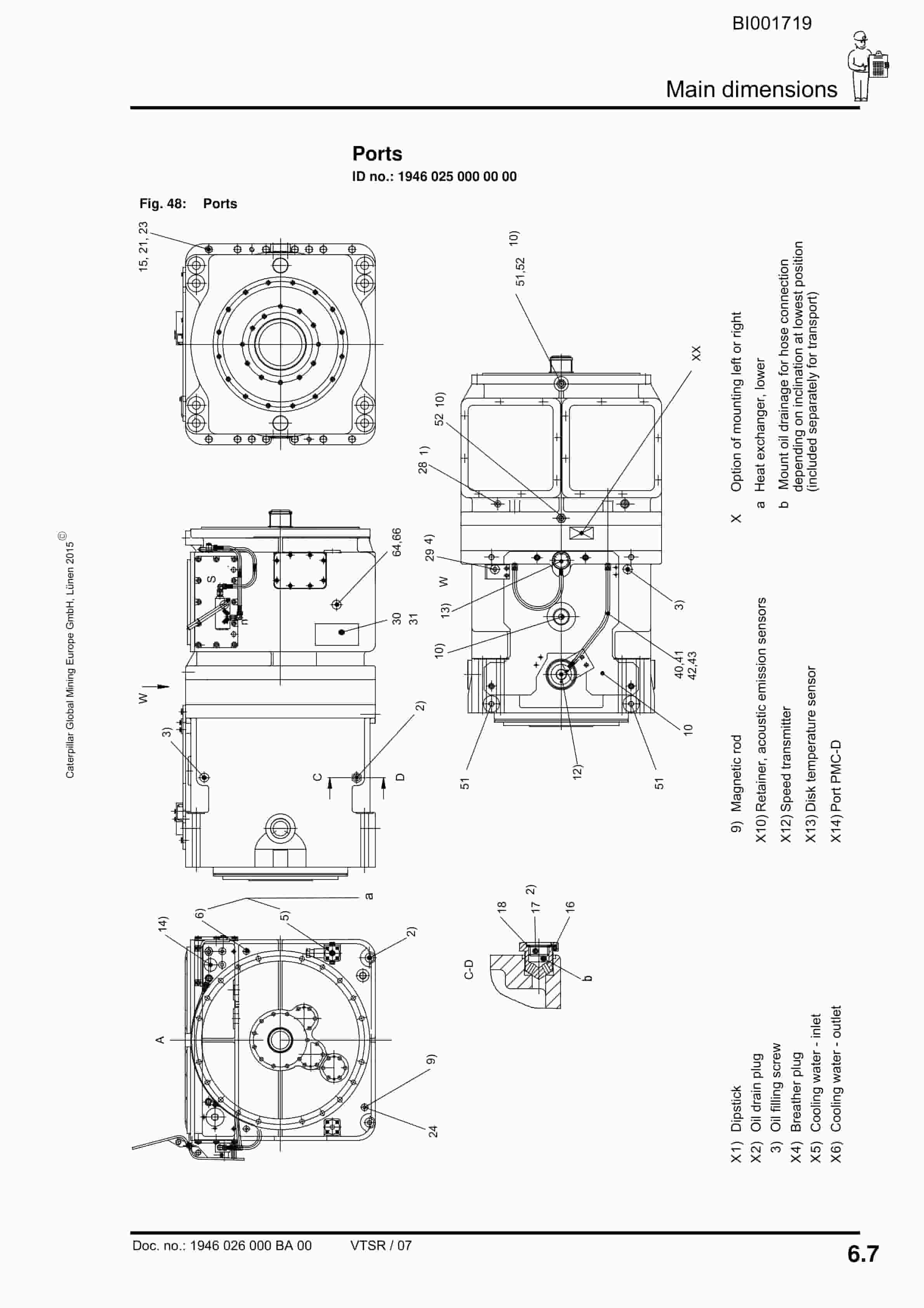 Caterpillar Gearbox P-65-(S) CST Operation And Maintenance Manual BI001719-01-EN 4 Caterpillar Gearbox P-65-(S) CST Operation And Maintenance Manual BI001719-01-EN-4