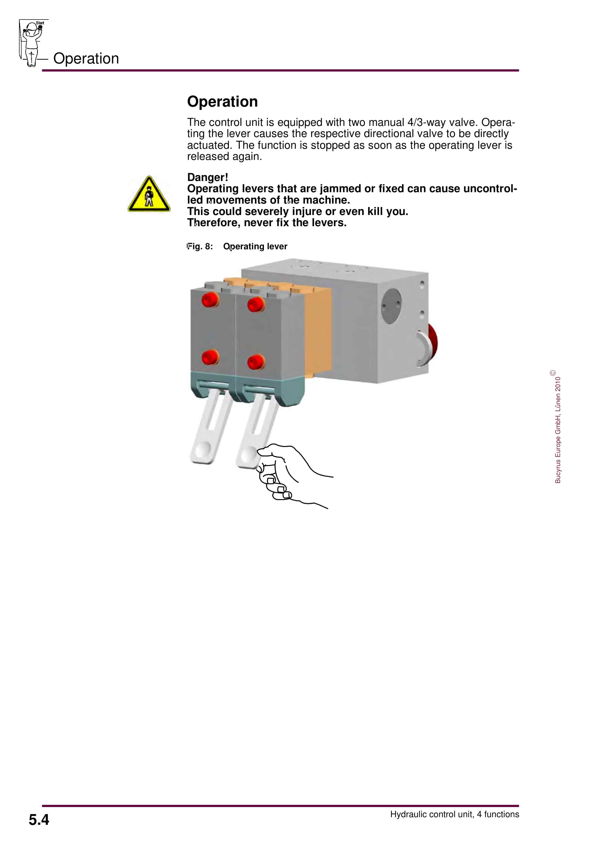 Caterpillar Hydraulic Control Unit Operation And Maintenance Manual BI001733-00-08-EN-CMPL-3
