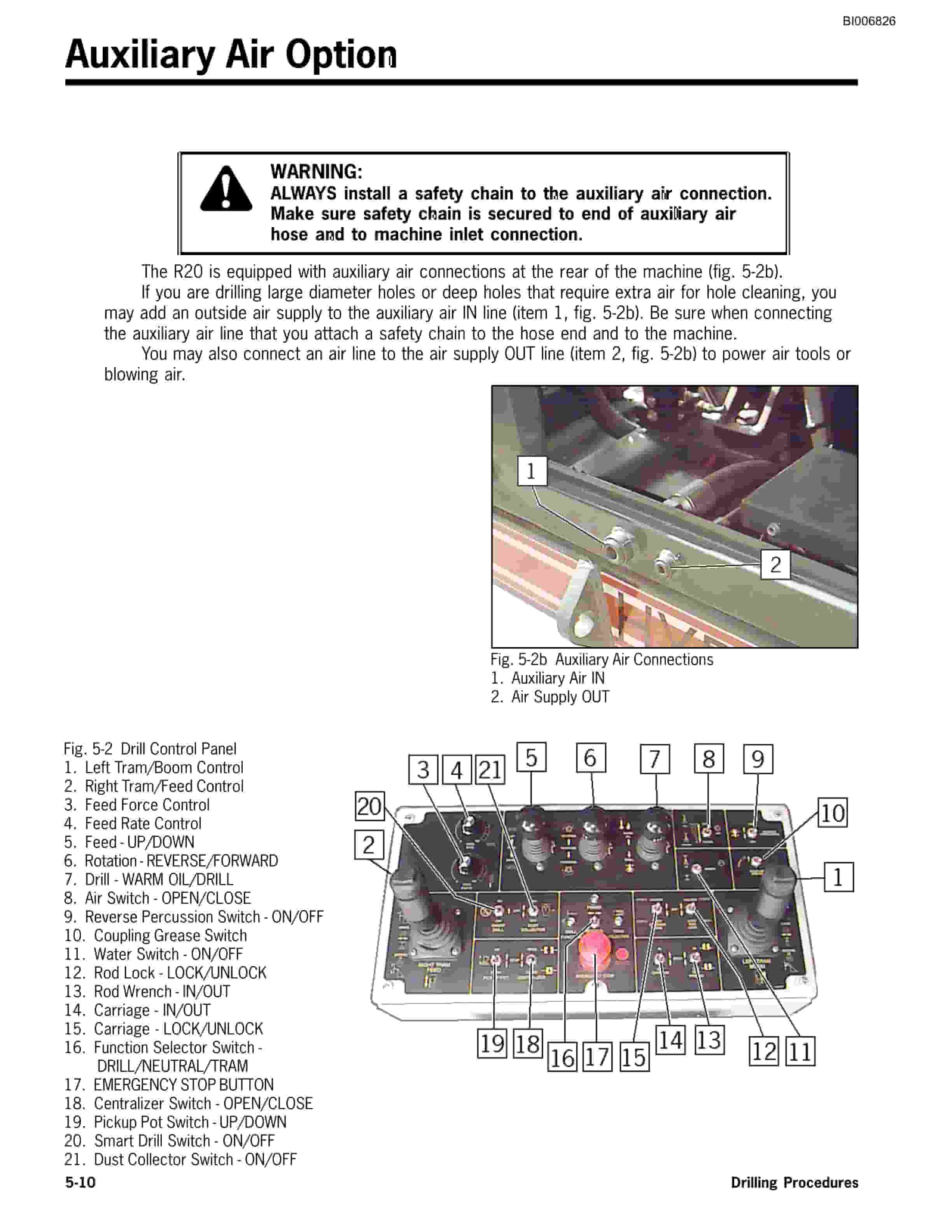 Caterpillar MD5050 Hydraulic Track Drill Operation And Maintenance Manual BI006826-2