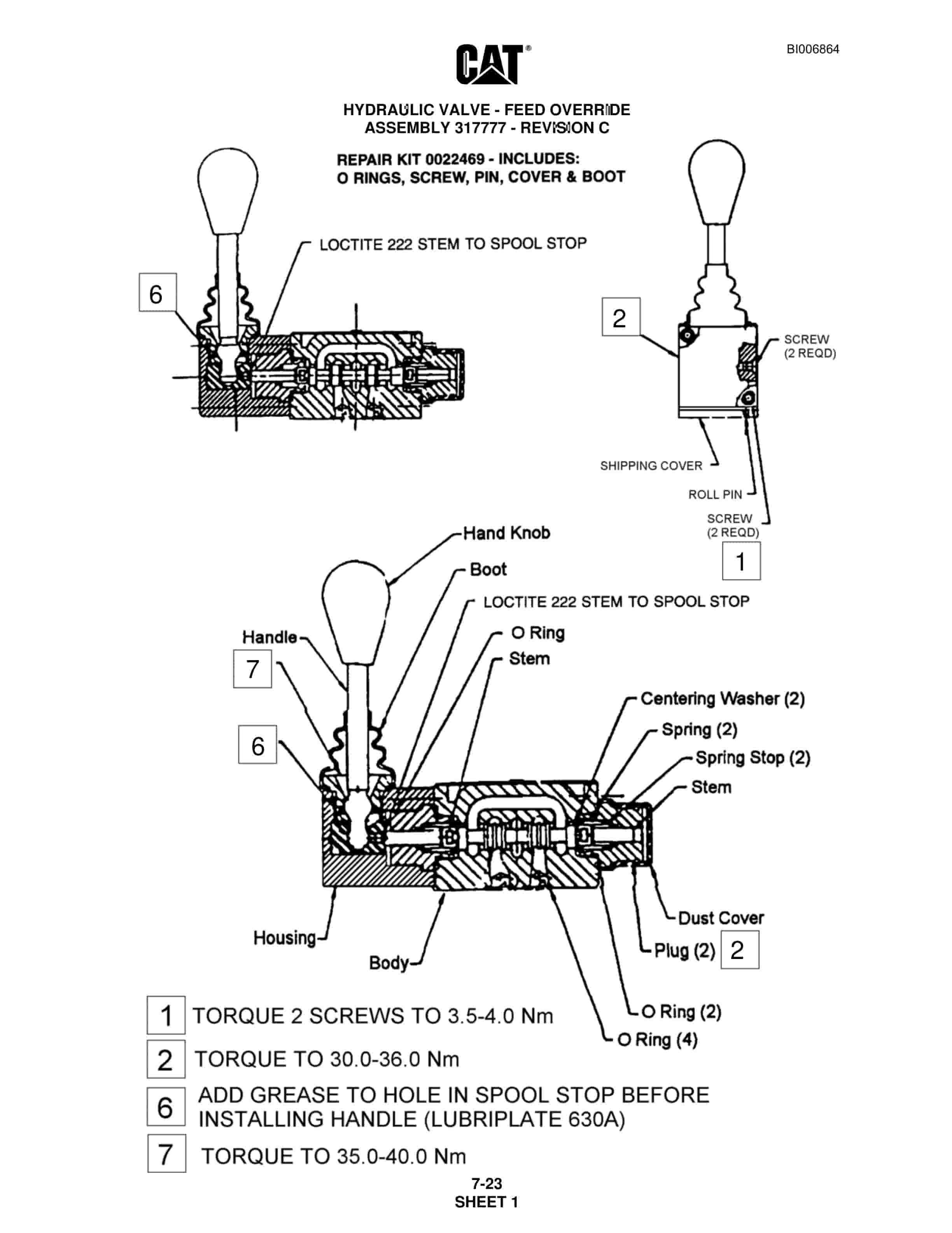 Caterpillar MD5090 Hydra-Trac Drill Parts Manual BI006864 5 Caterpillar MD5090 Hydra-Trac Drill Parts Manual BI006864 - Image 5