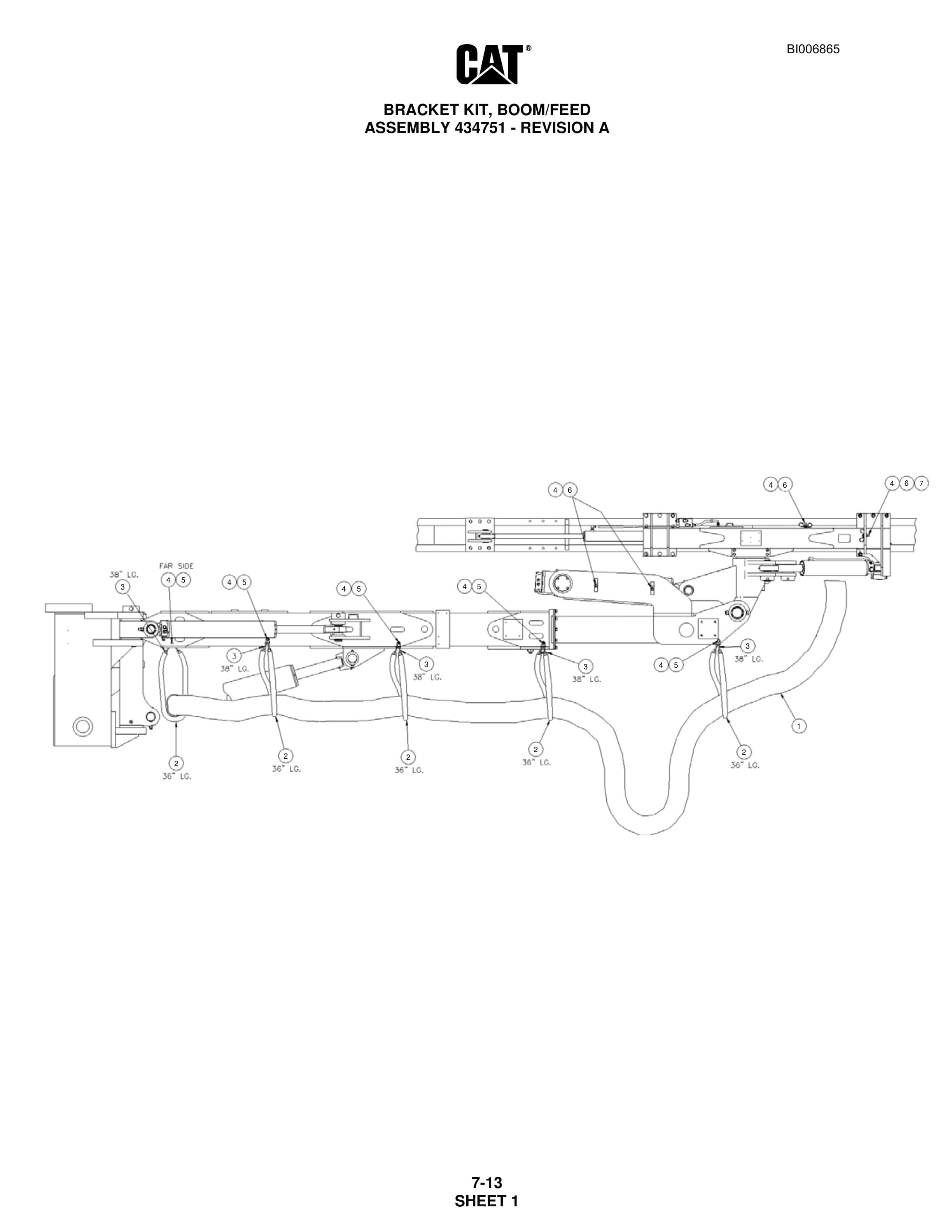 Caterpillar MD5090 Hydra-Trac Drill Parts Manual BI006865 3 Caterpillar MD5090 Hydra-Trac Drill Parts Manual BI006865 - Image 3