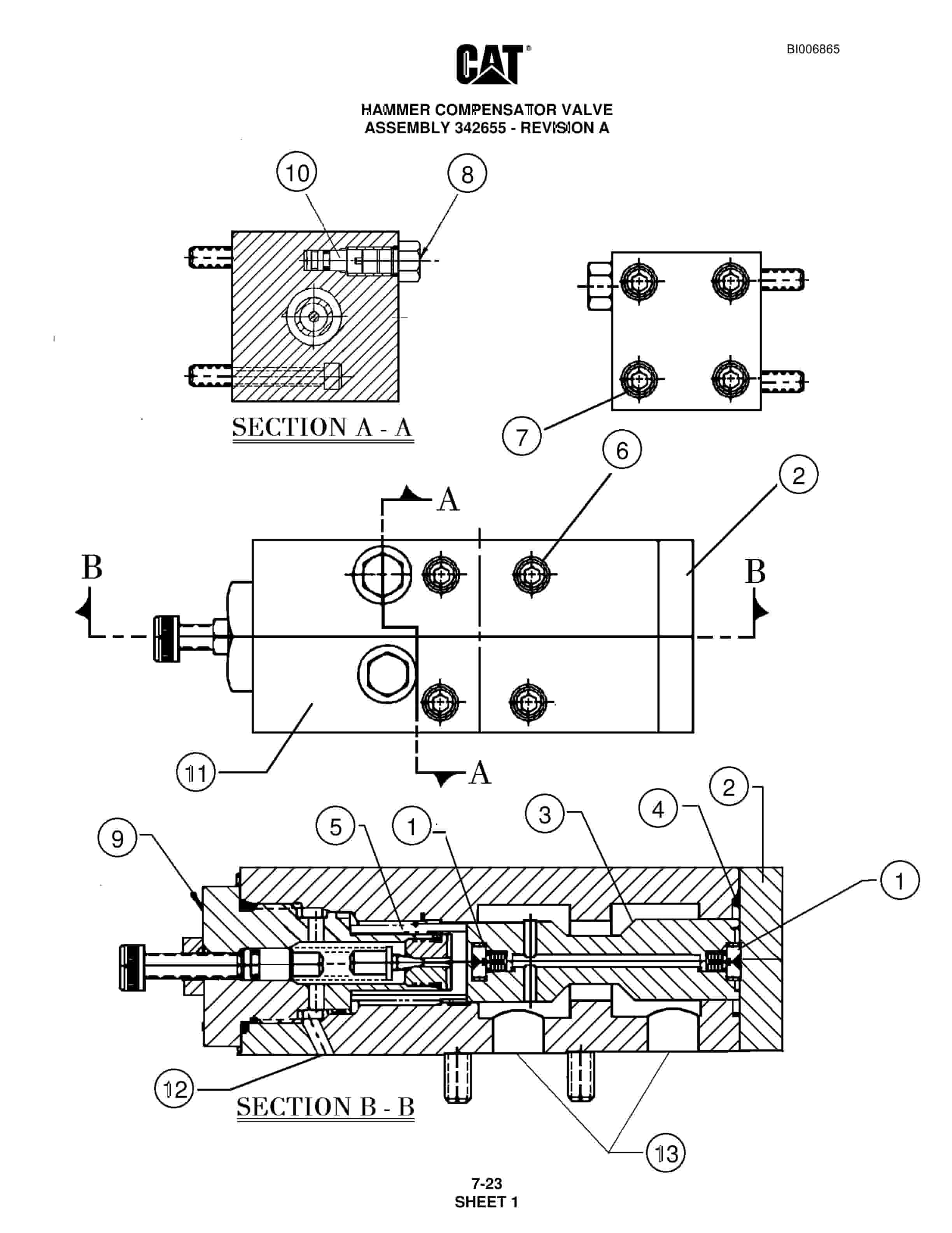 Caterpillar MD5090 Hydra-Trac Drill Parts Manual BI006865 4 Caterpillar MD5090 Hydra-Trac Drill Parts Manual BI006865 - Image 4