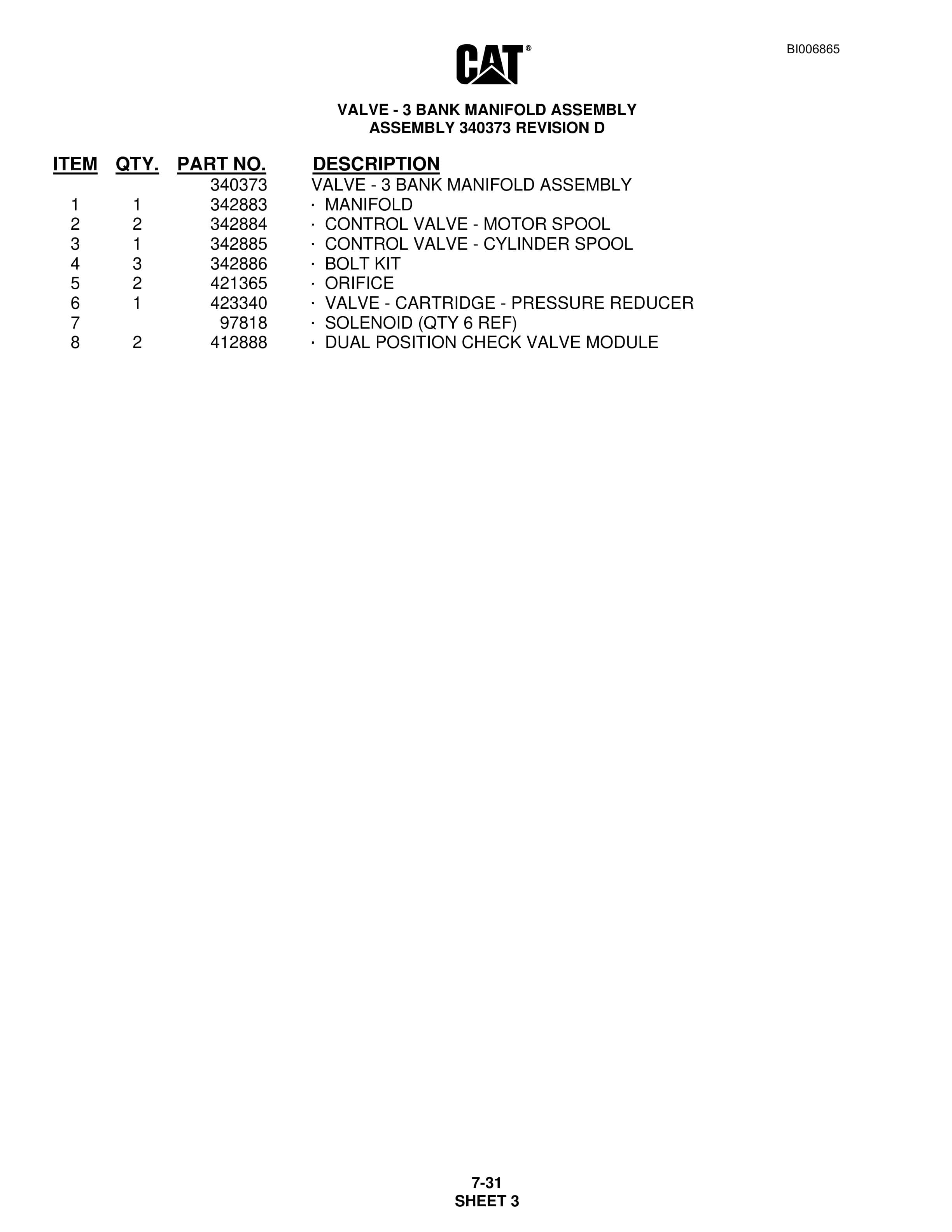 Caterpillar MD5090 Hydra-Trac Drill Parts Manual BI006865 5 Caterpillar MD5090 Hydra-Trac Drill Parts Manual BI006865 - Image 5