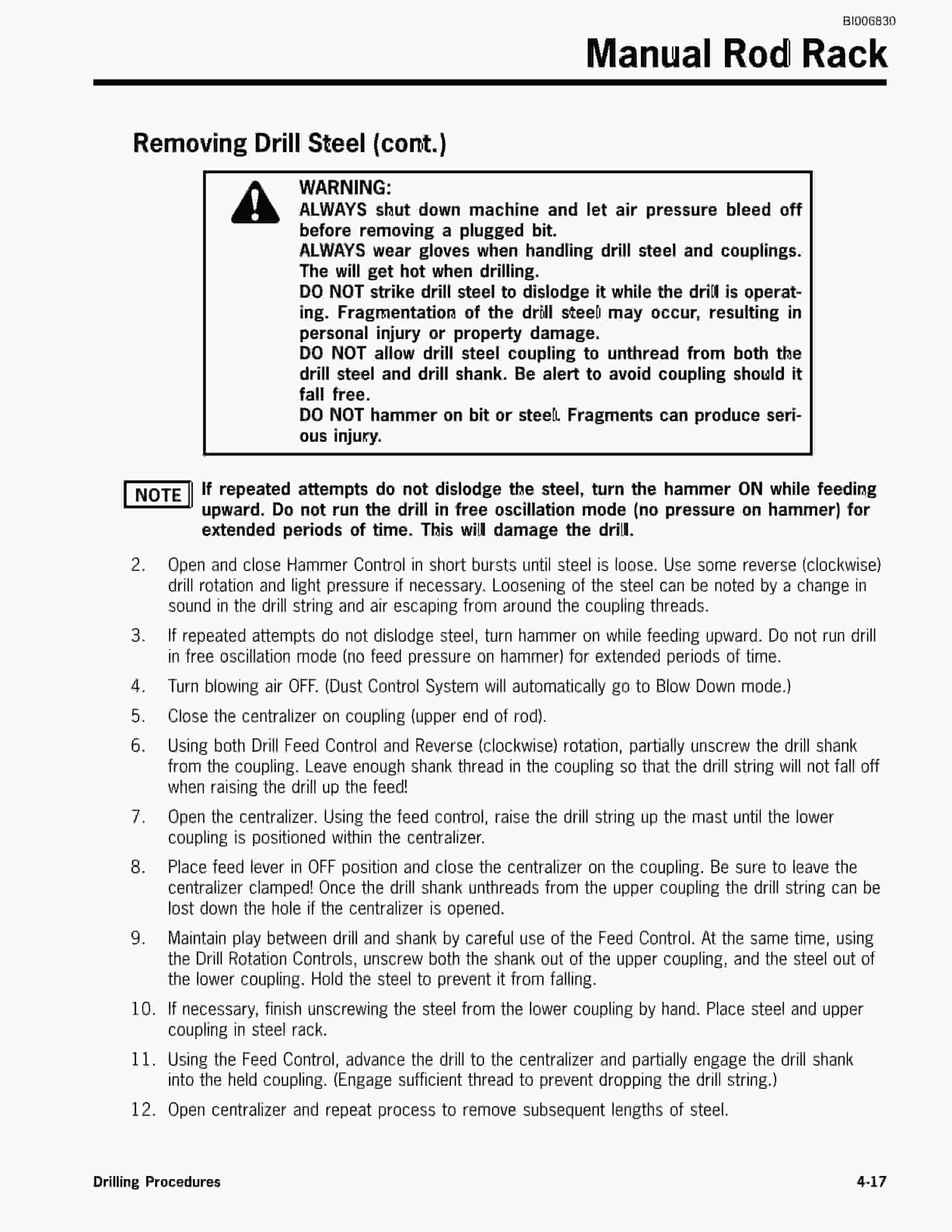 Caterpillar MD5090 Hydraulic Track Drill Operation And Maintenance Manual BI006830-4