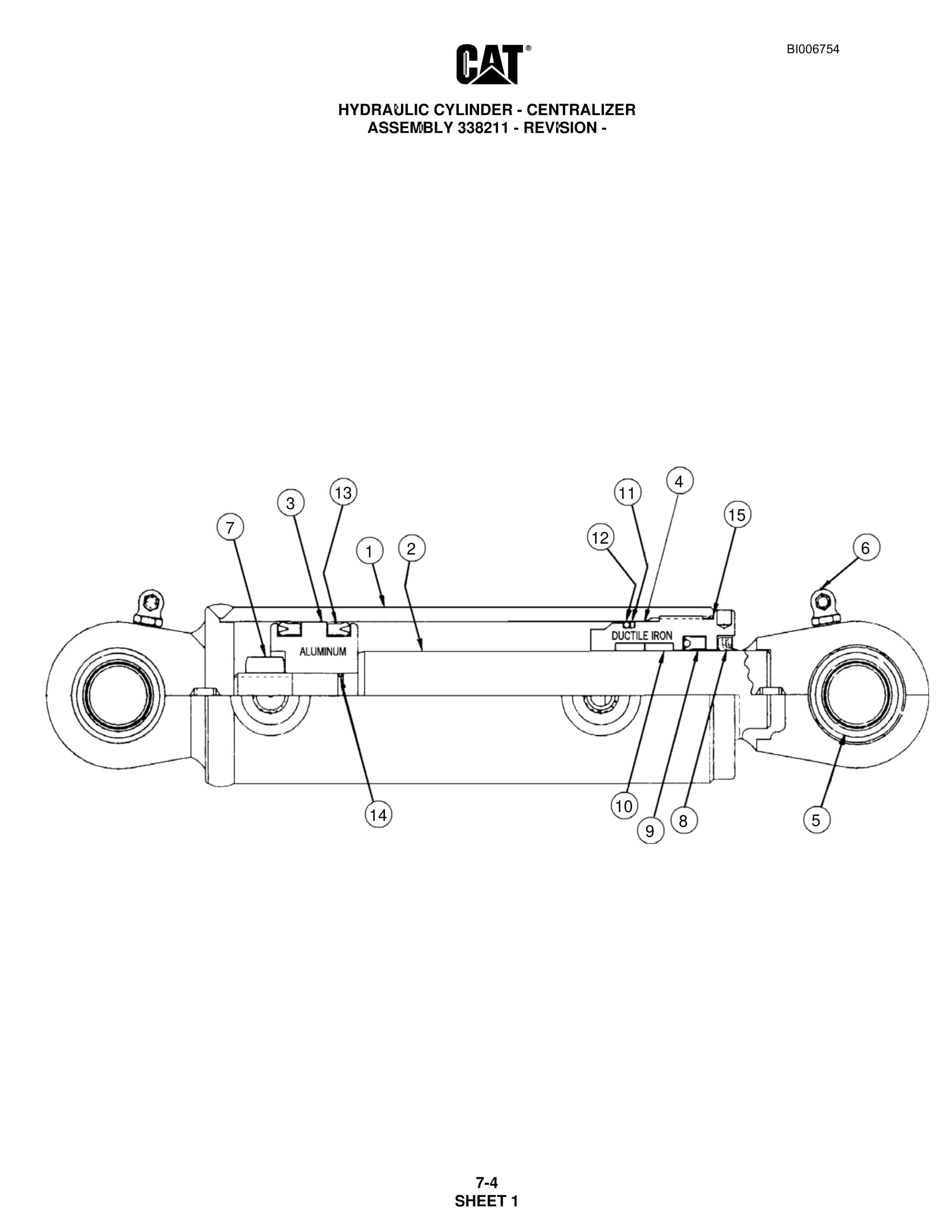 Caterpillar MD5125 Hydra Track Drill Parts Manual BI006805 2 Caterpillar MD5125 Hydra Track Drill Parts Manual BI006805 - Image 2