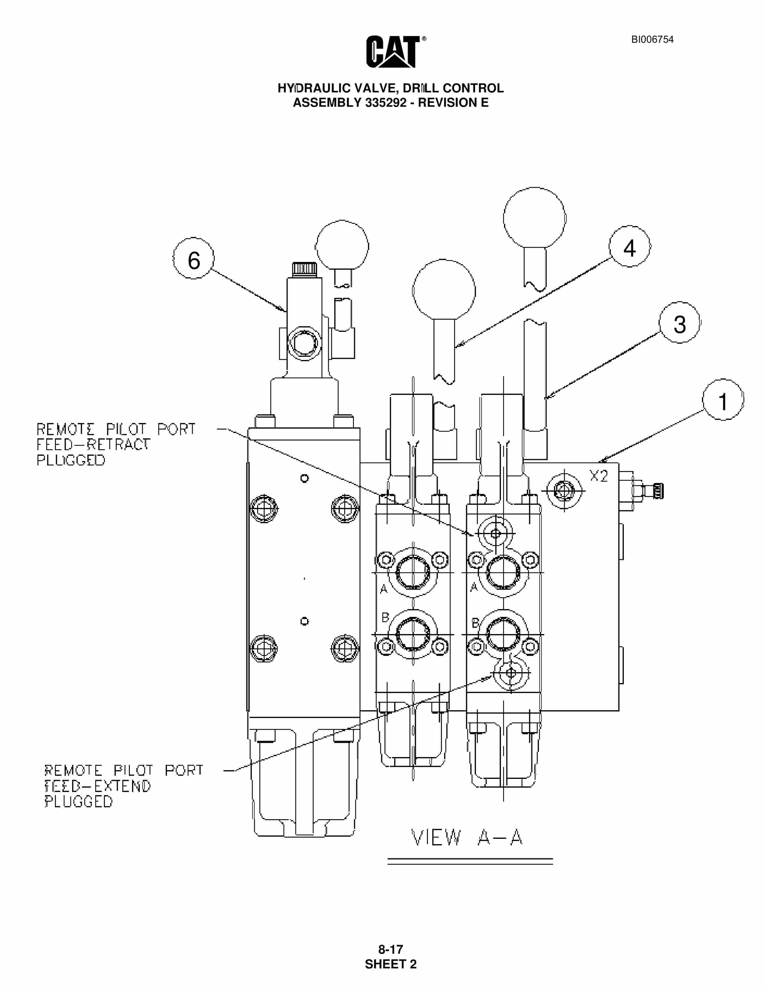Caterpillar MD5125 Hydra Track Drill Parts Manual BI006805 3 Caterpillar MD5125 Hydra Track Drill Parts Manual BI006805 - Image 3