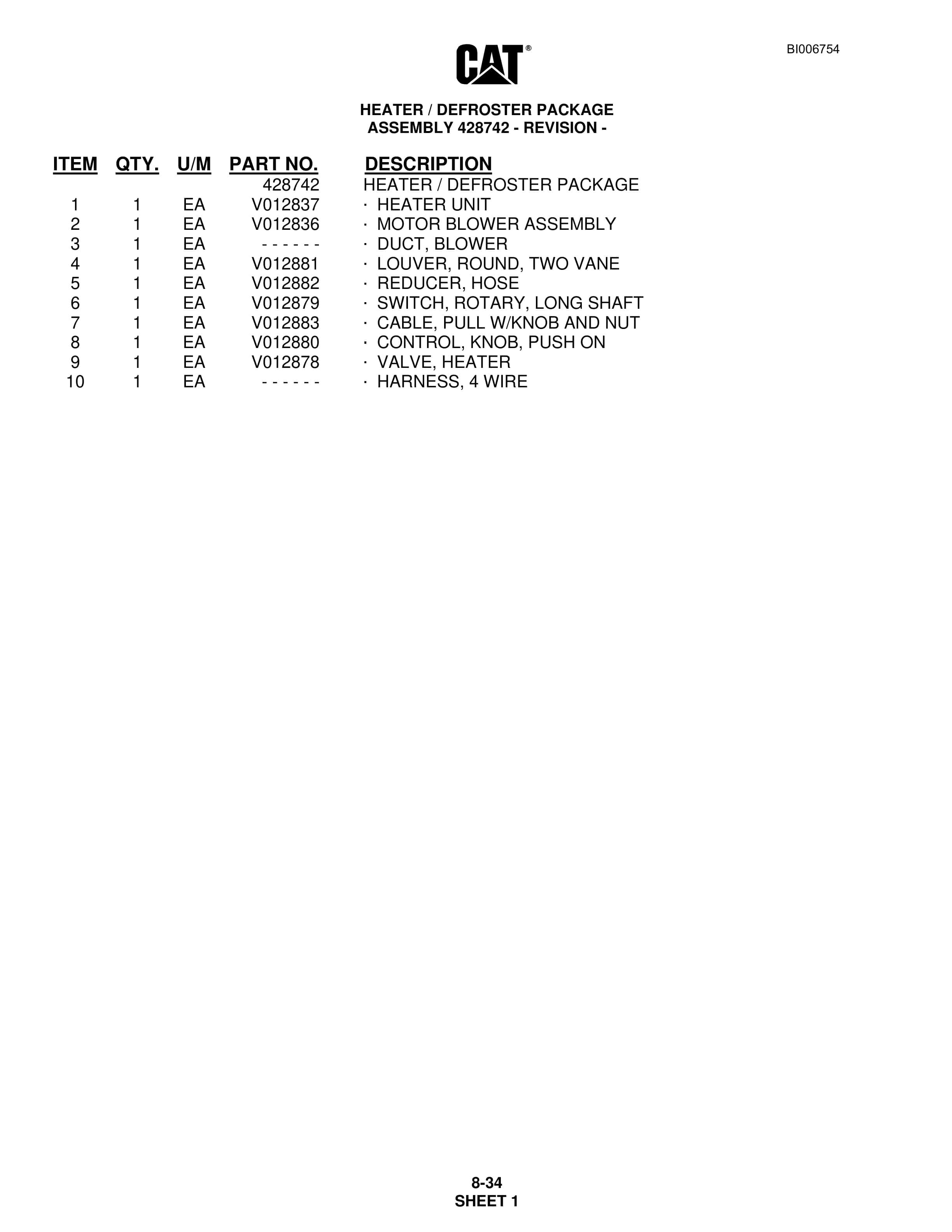 Caterpillar MD5125 Hydra Track Drill Parts Manual BI006805 4 Caterpillar MD5125 Hydra Track Drill Parts Manual BI006805 - Image 4