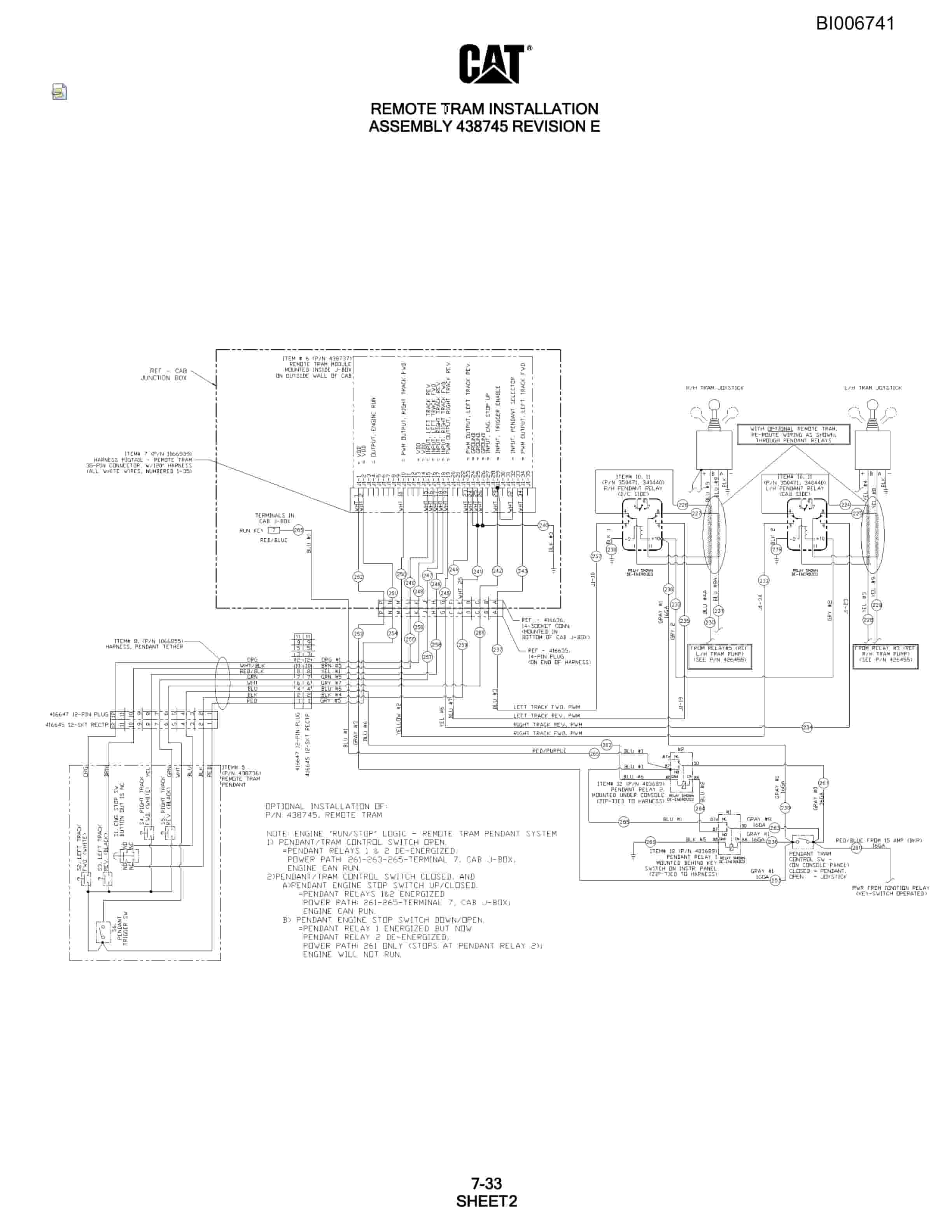 Caterpillar MD6290 Rotary Blasthole Drill Parts Manual BI006741-5