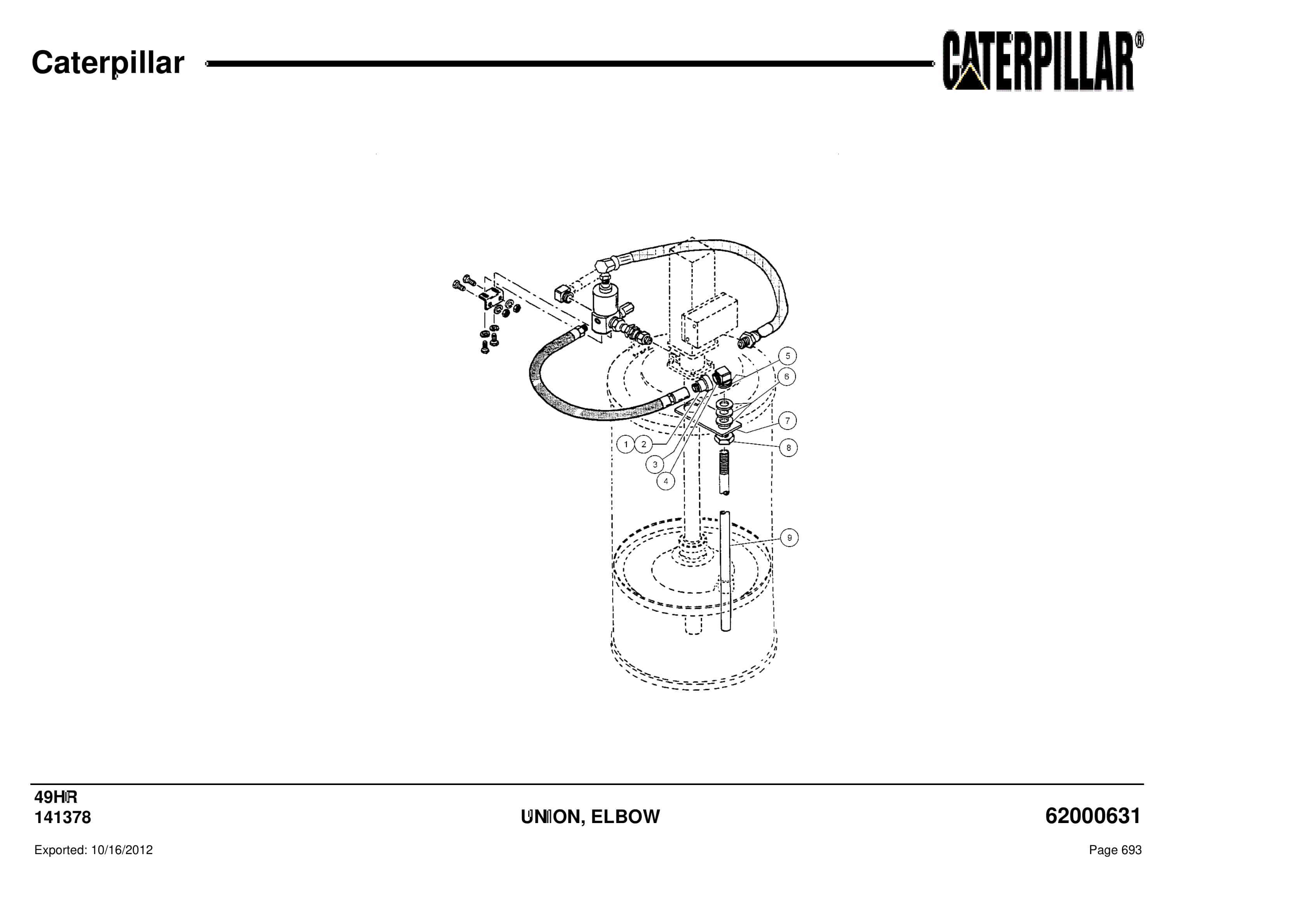 Caterpillar MD6640 Blast Hole Drill Parts Manual BI006753 2 Caterpillar MD6640 Blast Hole Drill Parts Manual BI006753-2